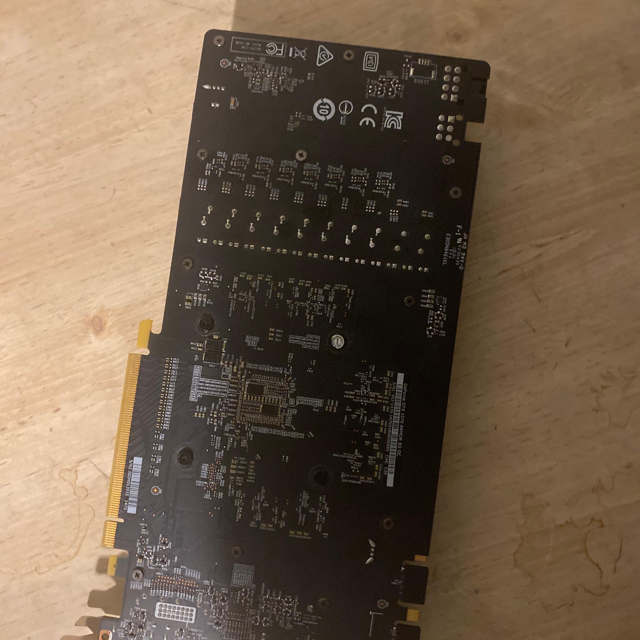 Msi Gtx 1070, 8gb used no box,two years use comes with 2 sticks of ddr4 16gb ram