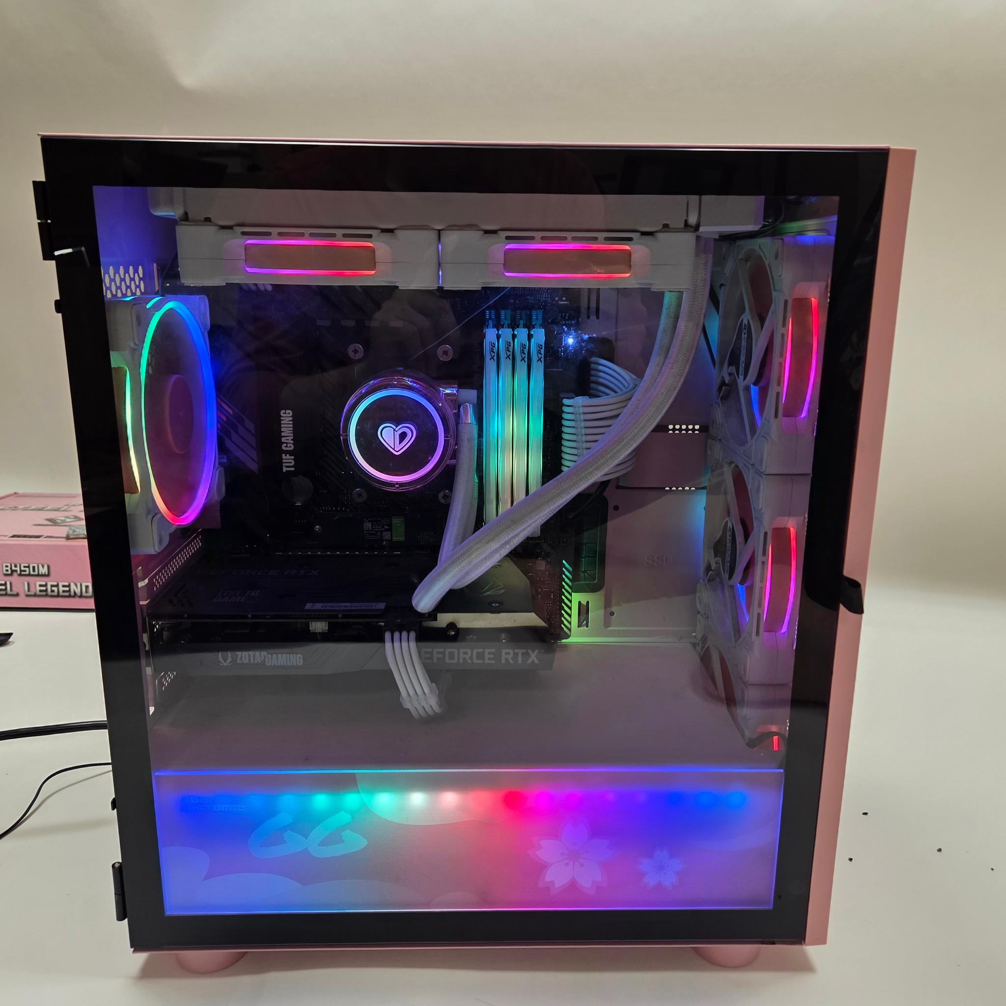 Pink gaming pc