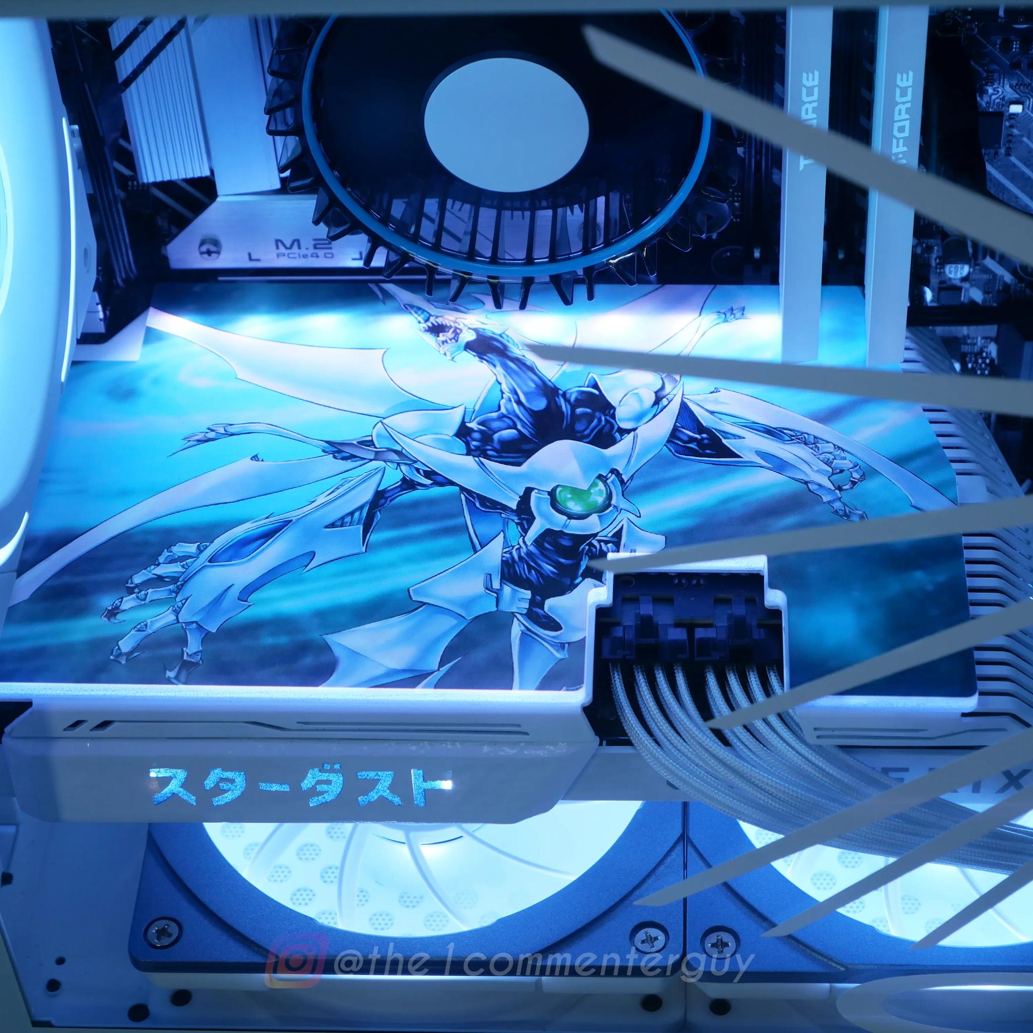 Stardust🐉| RTX 3060, i3 12100f, 1tb nvme Yu-Gi-Oh theme pc build