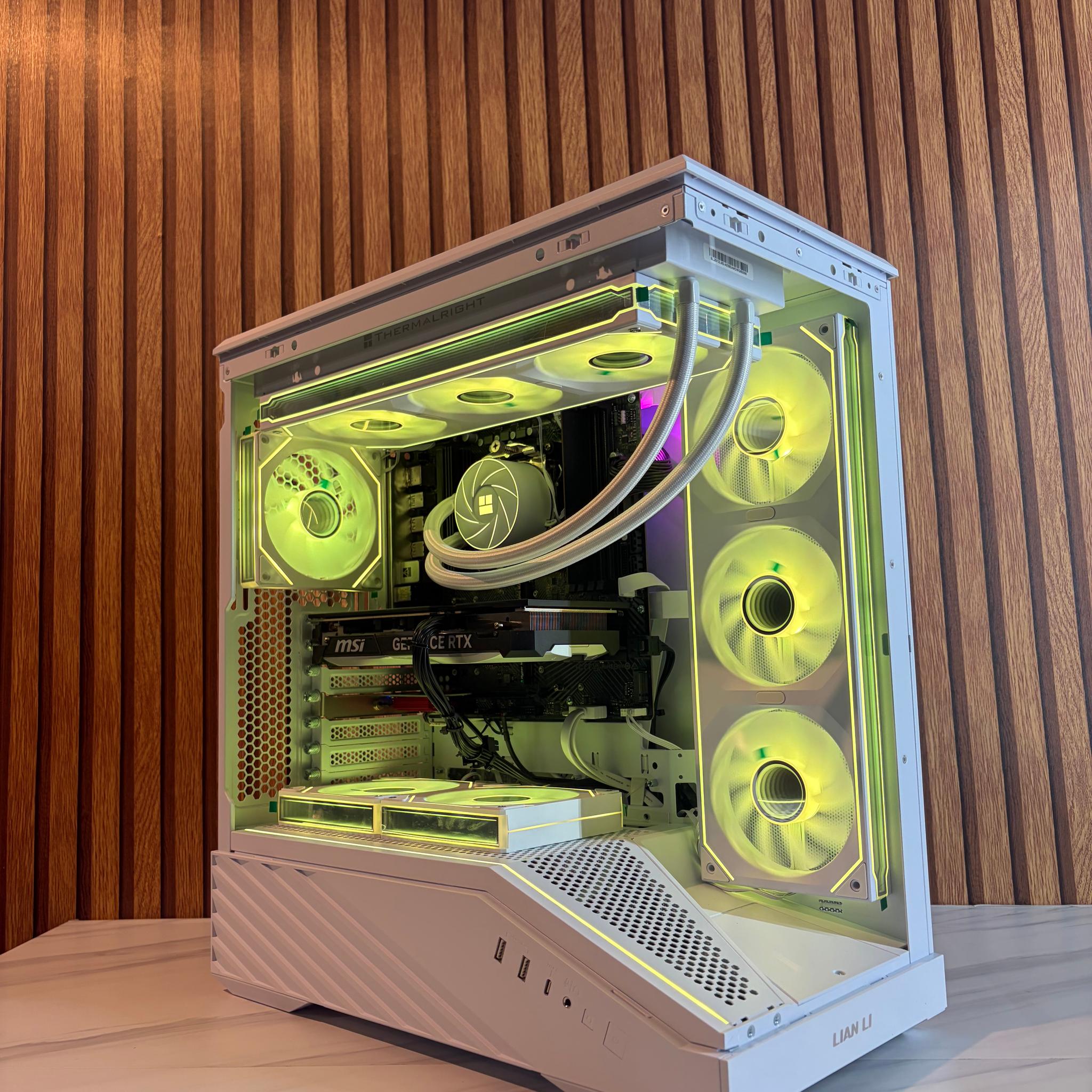 RTX 4070 | RYZEN 5 9600X | 16GB DDR5 | 1TB NVME | 650W | 360MM AIO | Windows 11 pro