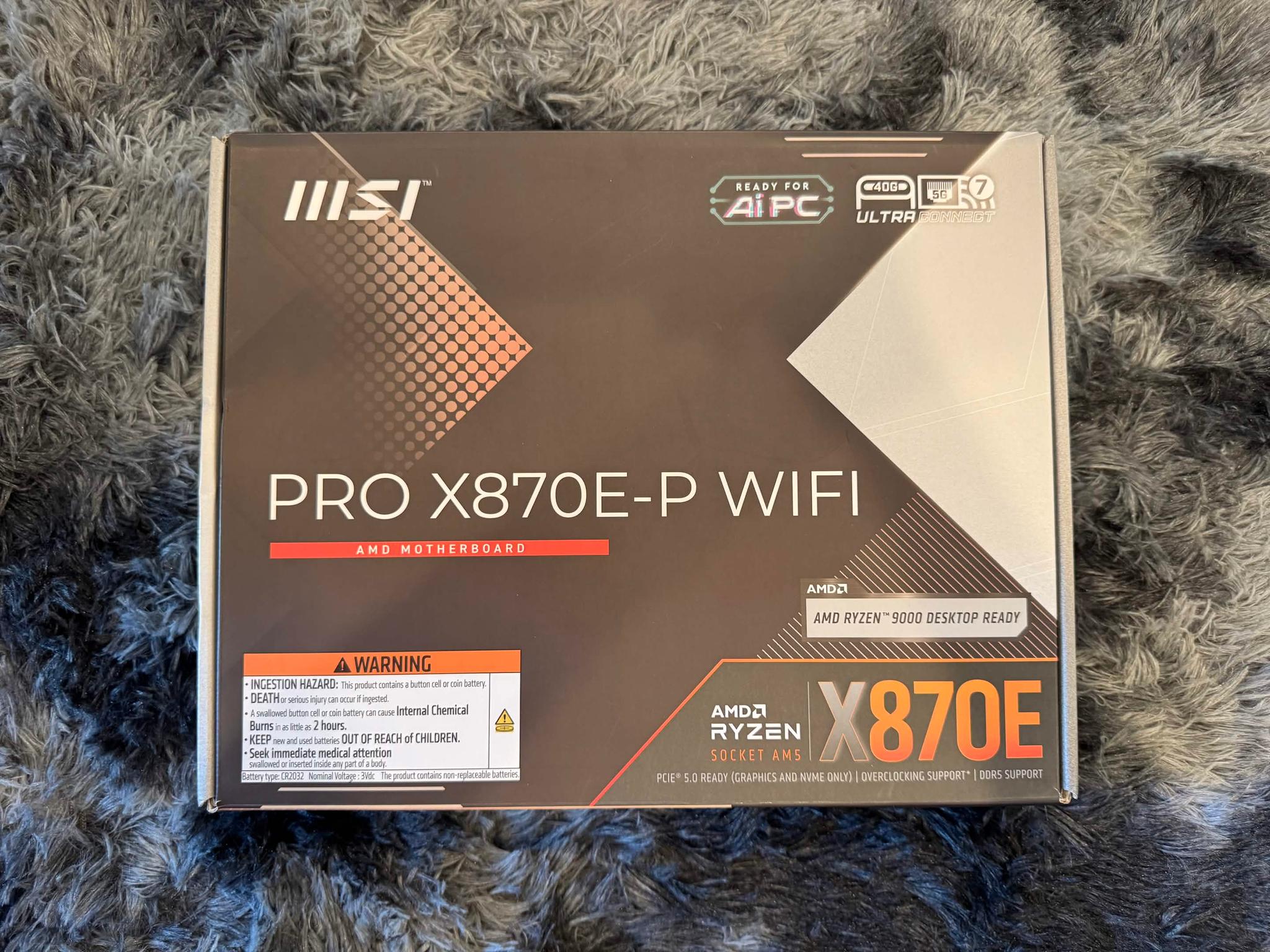 MSI PRO X870-P WIFI Motherboard, ATX - Supports AMD Ryzen 9000 / 8000 / 7000 Processors