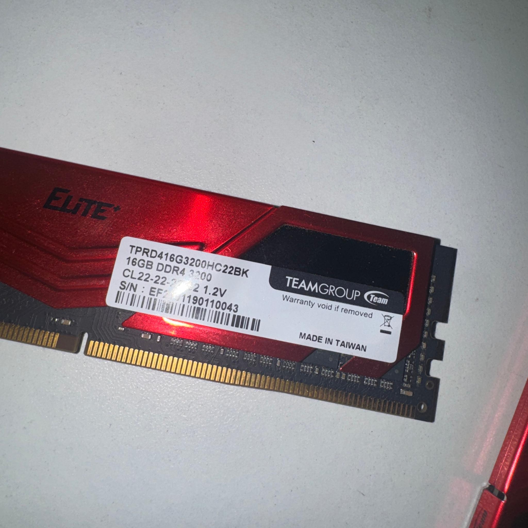 (Read desc) Teamgroup red ram 32GB ddr4 3200mhz