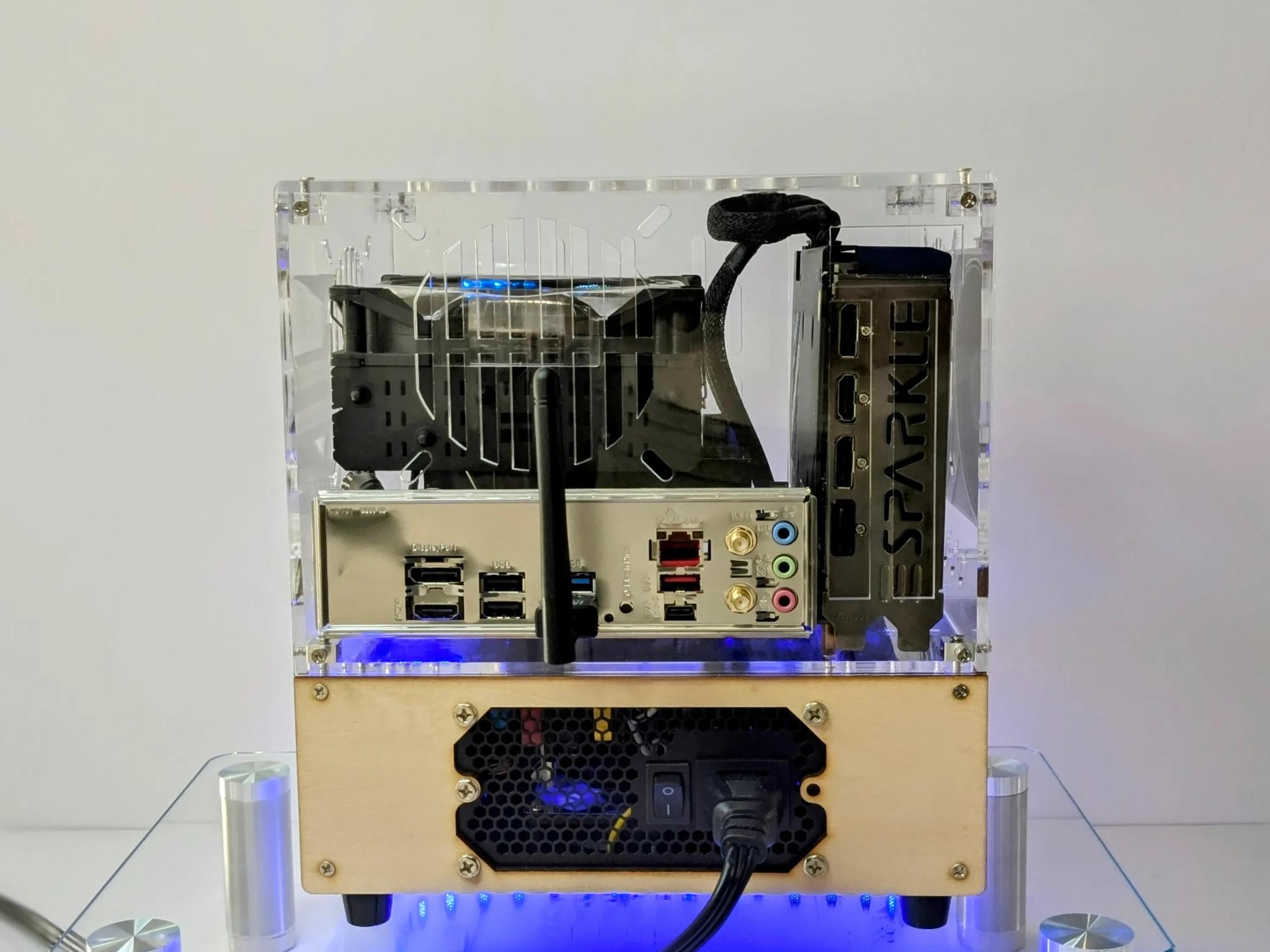 "Holo-Wood" Beast(AM5)🪵Intel ARC A750🧬Ryzen 5 8400F🧬32GB DDR5 RAM🧬1TB NVMe M.2 SSD🧬Windows 11 Pro✅