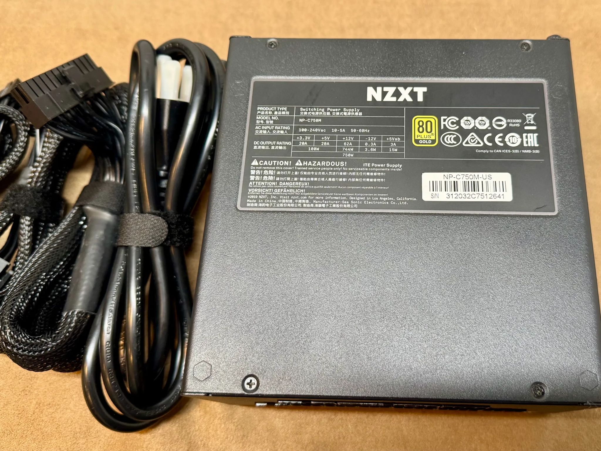 Intel i7-12700K, 64GB, 1TB M2, ASUS TUF GAMING Z690-PLUS D4, Wifi 6E AX210 upgrade, NZXT C750 PSU