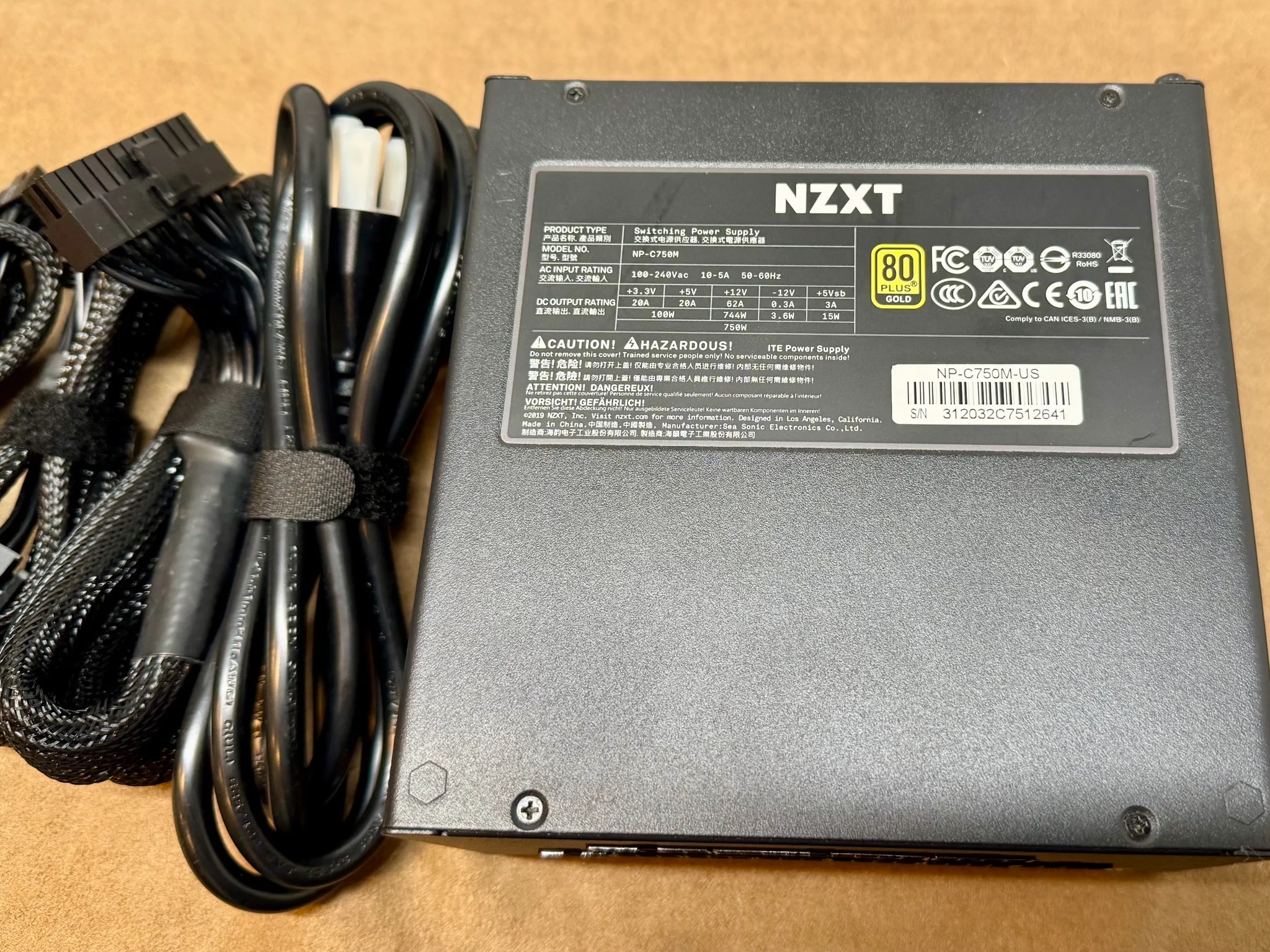 Intel i7-12700K, 64GB, 1TB M2, ASUS TUF GAMING Z690-PLUS D4, Wifi 6E AX210 upgrade, NZXT C750 PSU