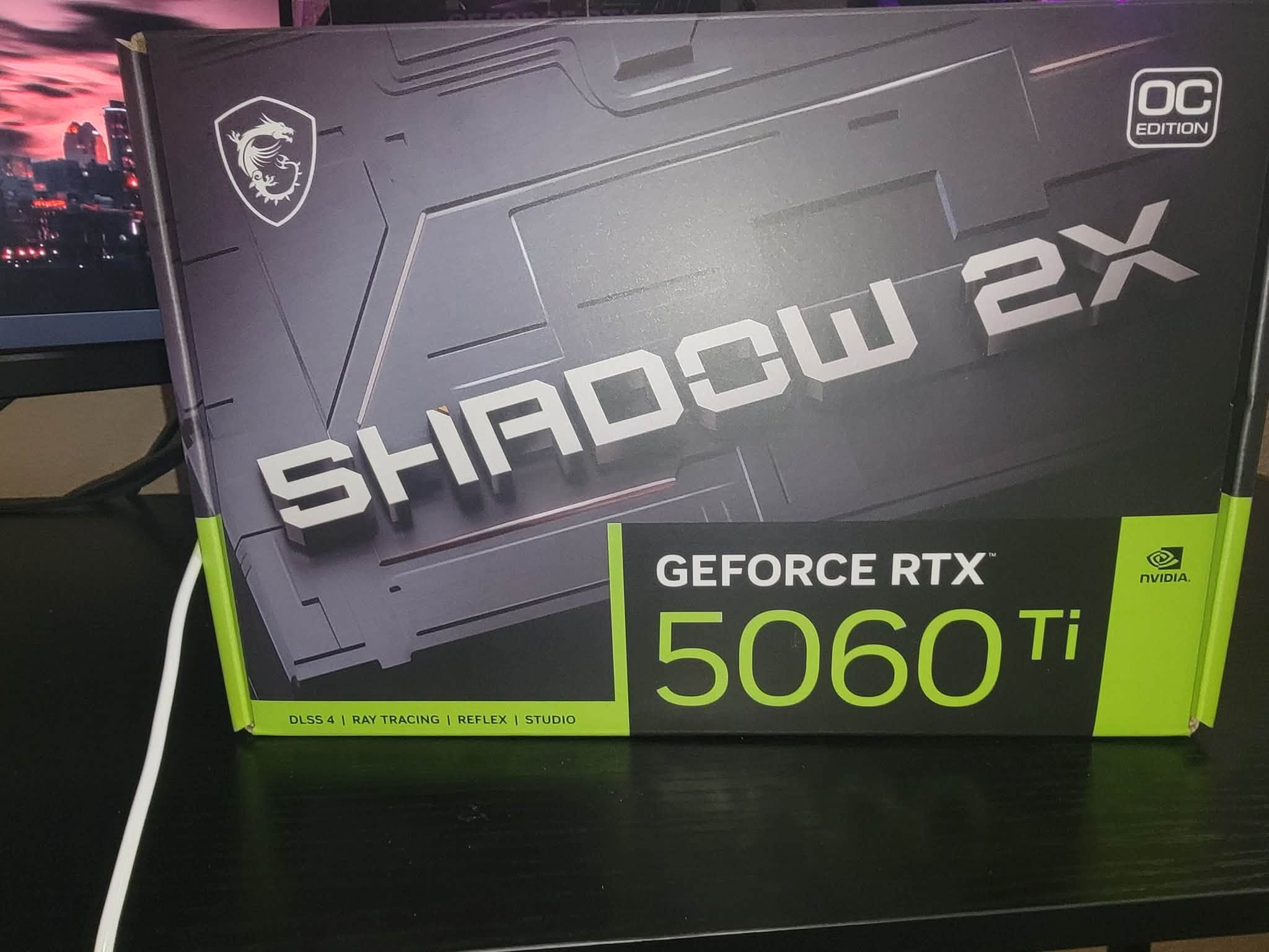 MSI VENTUS 2X OC BLACK GeForce RTX 5060 Ti 16GB