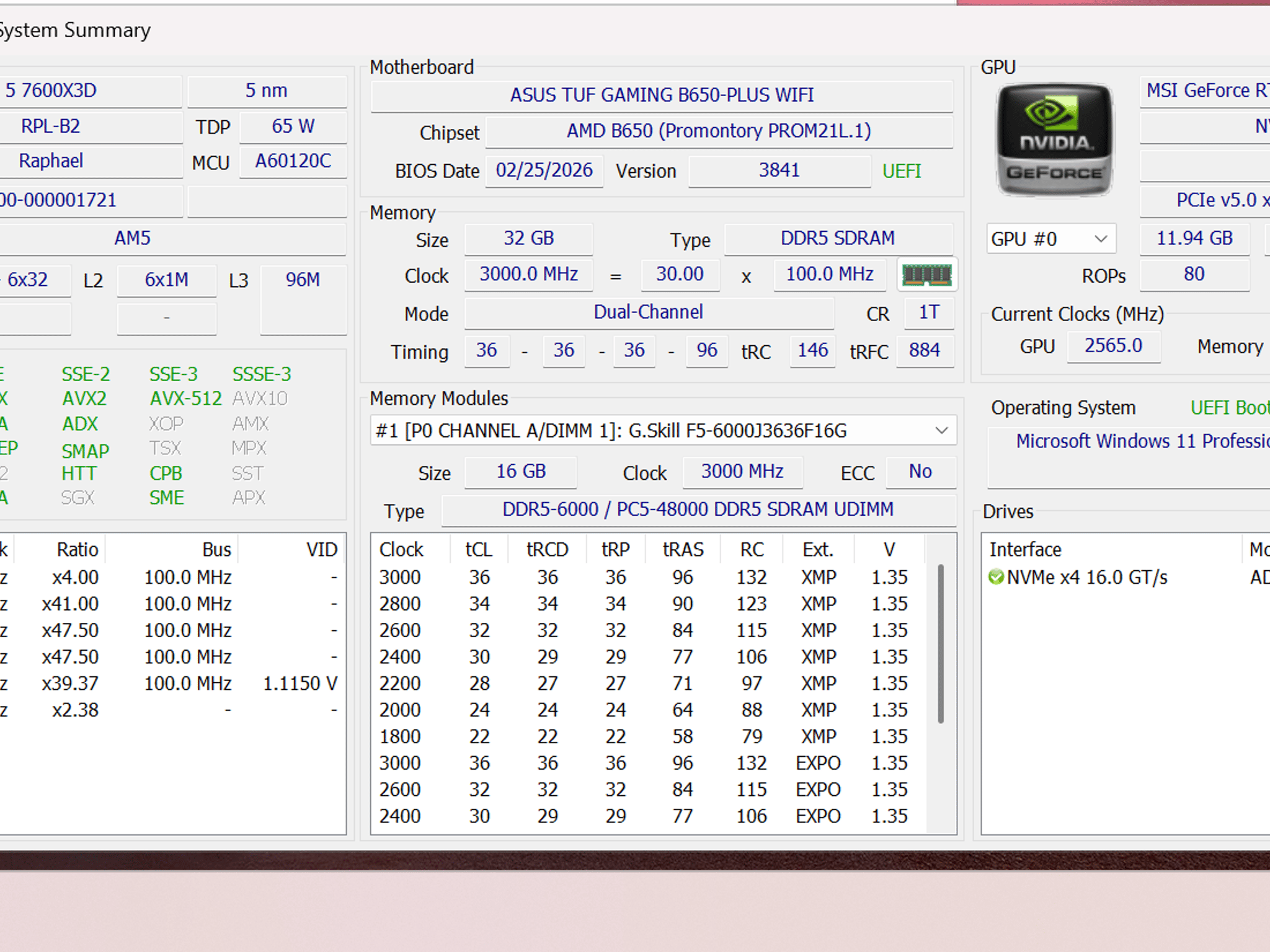 7600X3D | RTX 5070 | 32GB | 2TB | 1440p / 4K Gaming PC