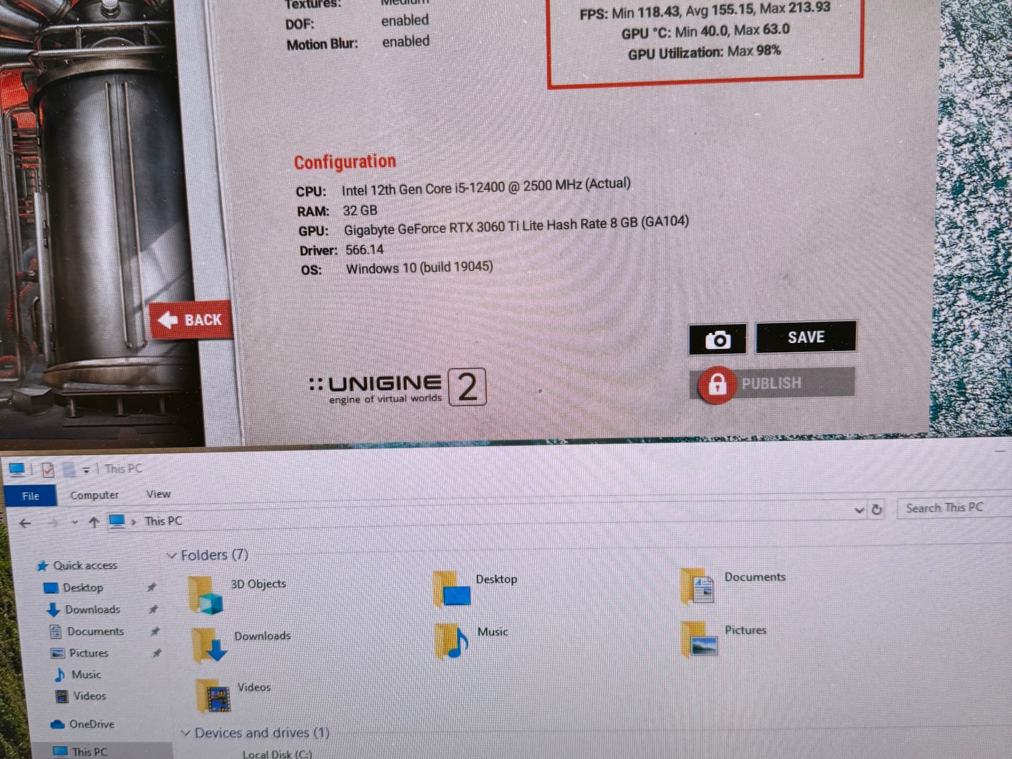Gaming PC RTX 3060 ti