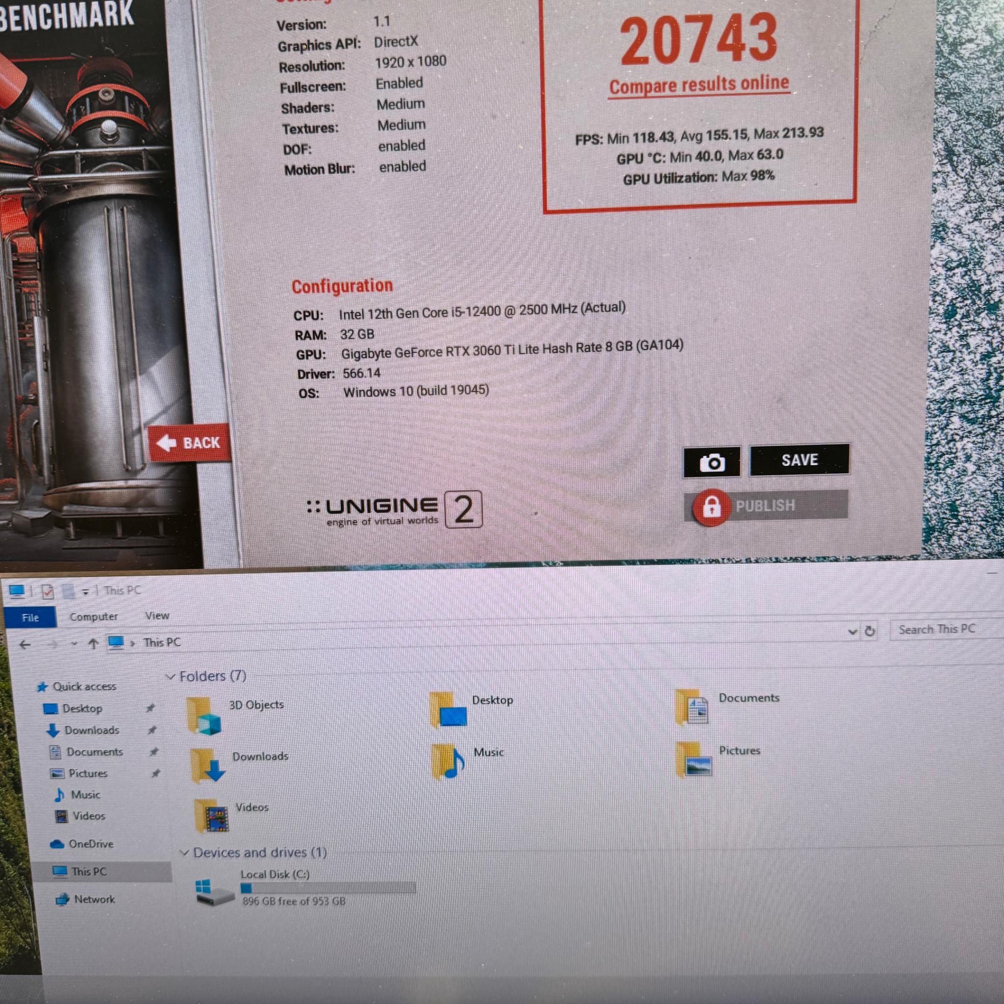 Gaming PC RTX 3060 ti