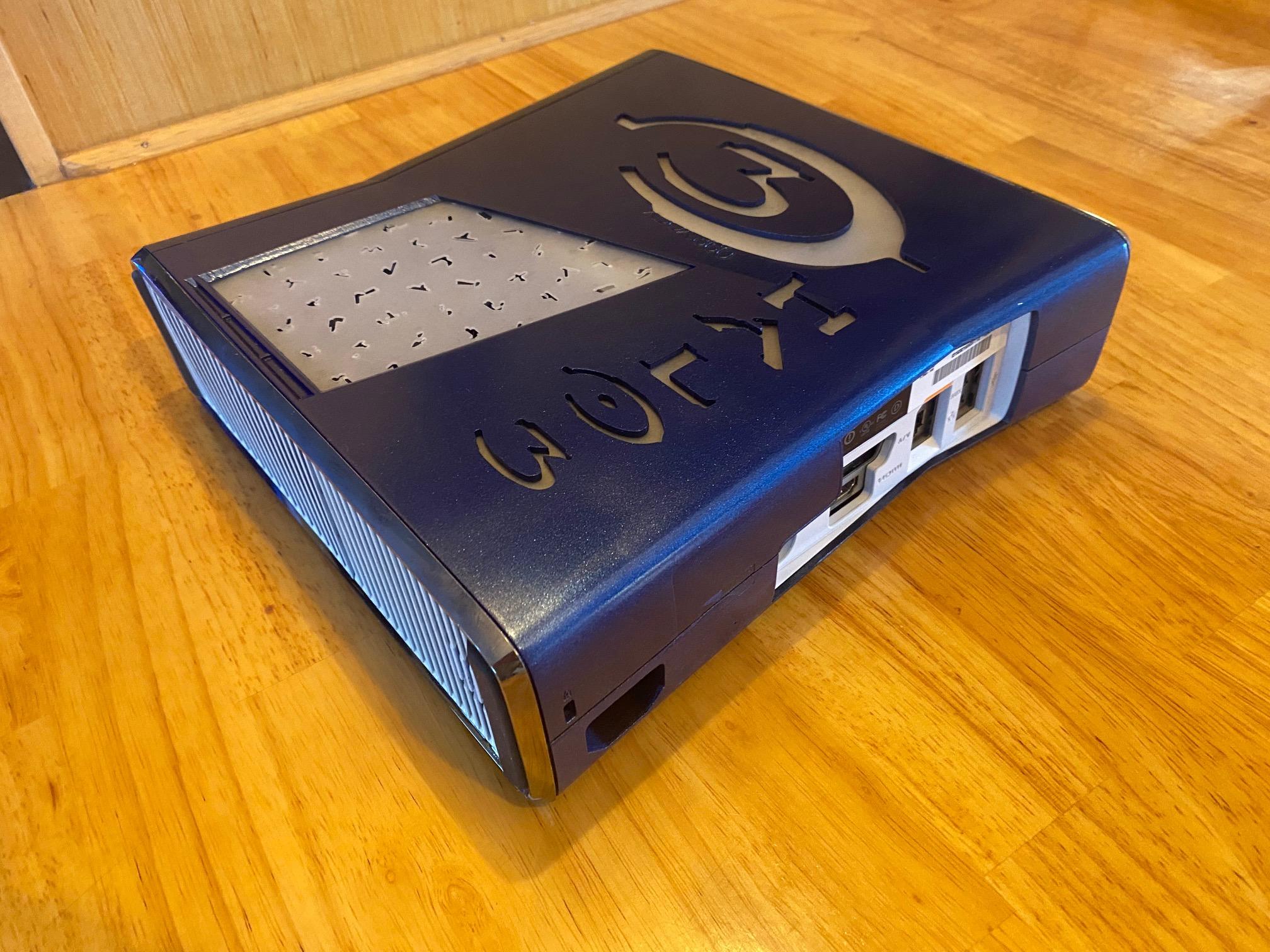 RGH3 Xbox 360 Slim - CASE MODS - Halo 3 Themed