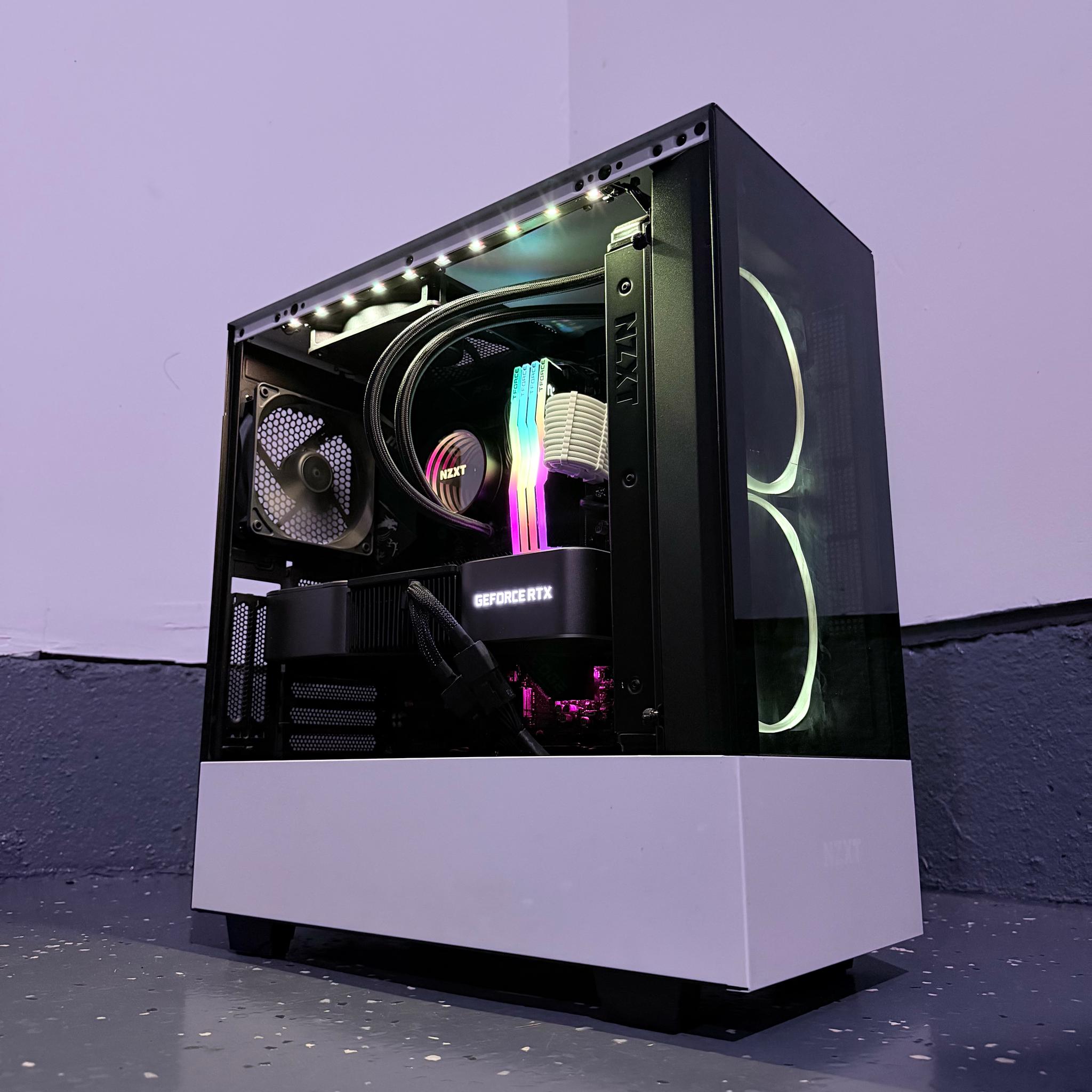 ⚫️"Obsidian Pearl"⚪️| 4K Gaming | RTX 3090 24GB | Intel i9 10900k | 64GB Ram | 5TB Storage