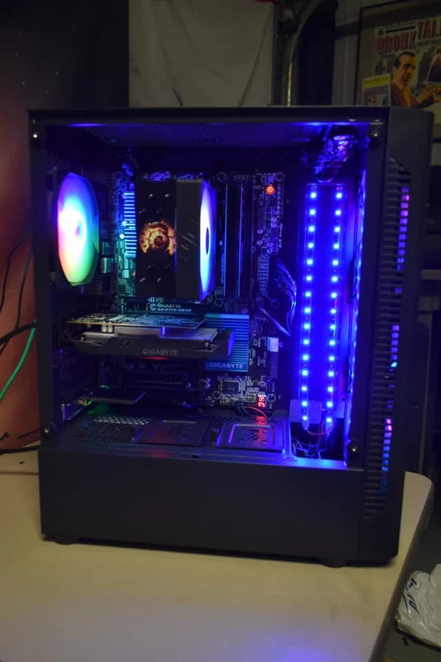 Gaming PC Intel I 7 16 RAM RTX 1650 1TB M.2+ 500 GBHHD 600 Watt PSU Wi-fi