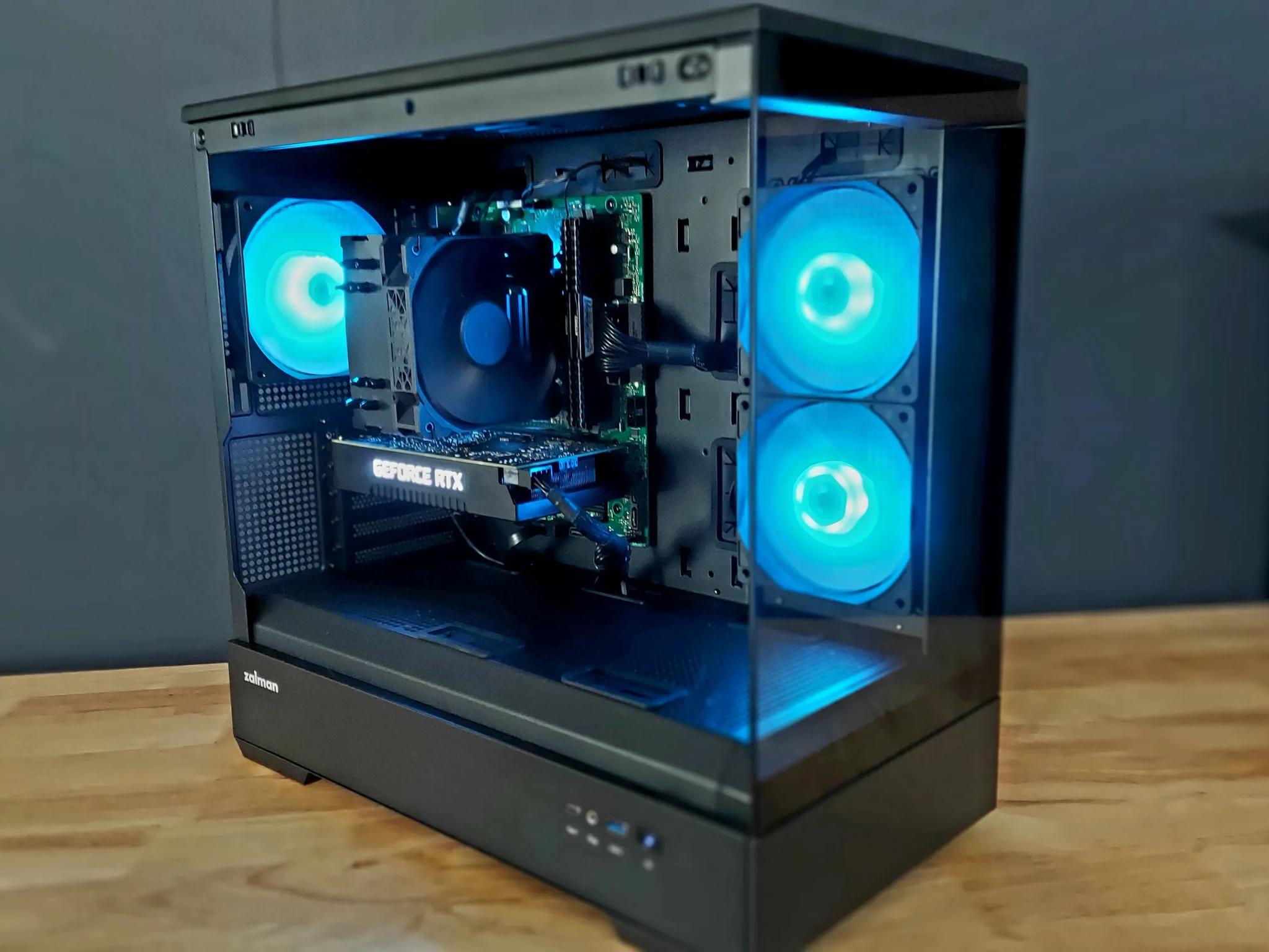 I5-9400, RTX 2060 6GB DDR6, 16GB RAM, 1TB NVME, Windows 11 Pro gaming desktop