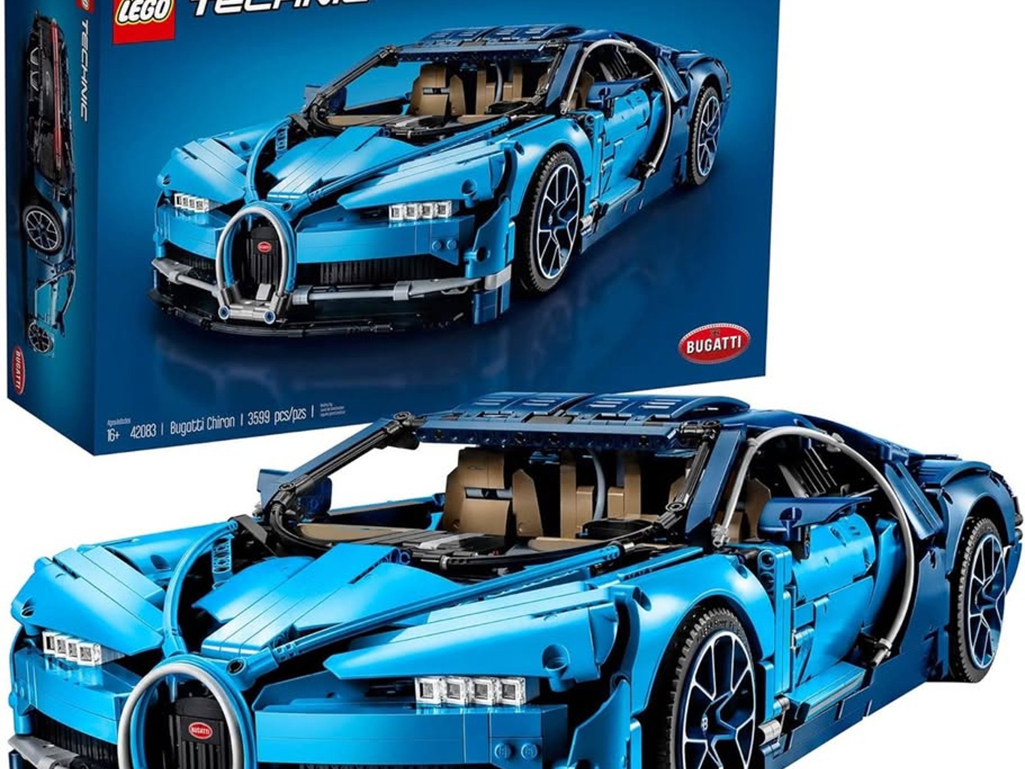 LEGO Technic Bugatti Chiron (Set 42083) | 3599 Pieces | New CIB