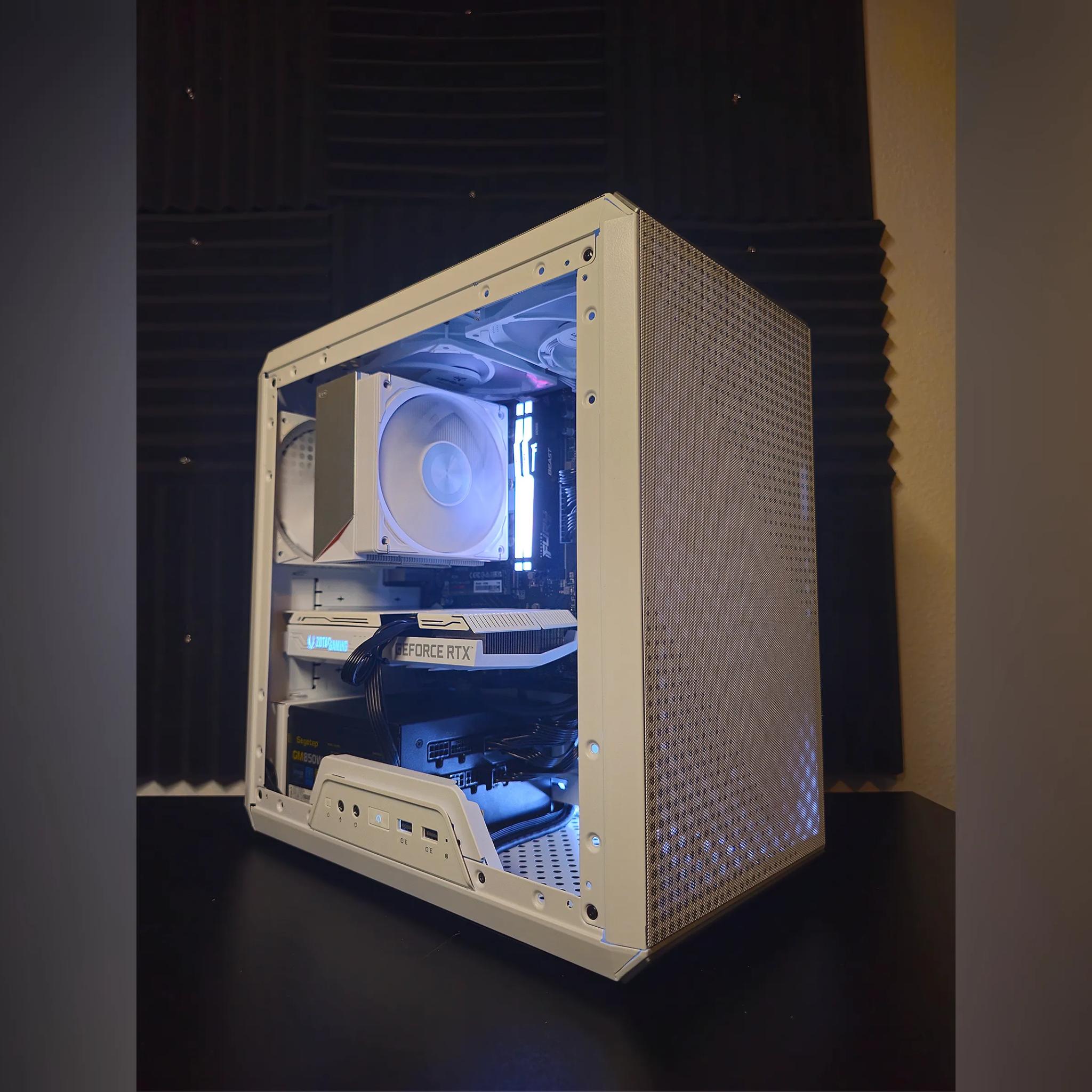 Icey / RTX 3060 12GB / Ryzen 5 8400f / 16GB DDR5 / 1TB SSD / MSI ZOTAC WHITE GAMING PC AM5