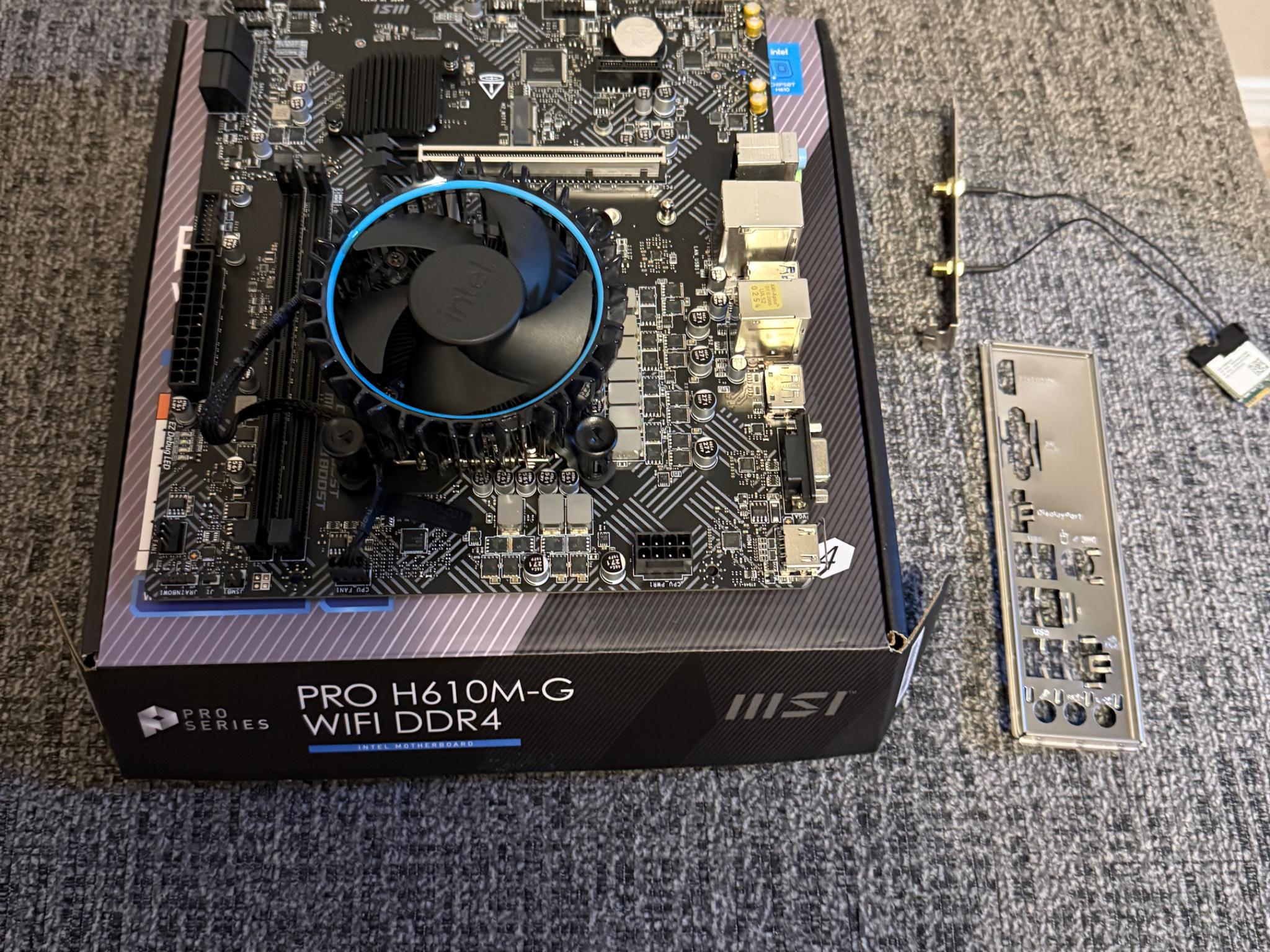 Starter Bundle! Intel Core i3 13100f and MSI Pro H610M-G WiFi