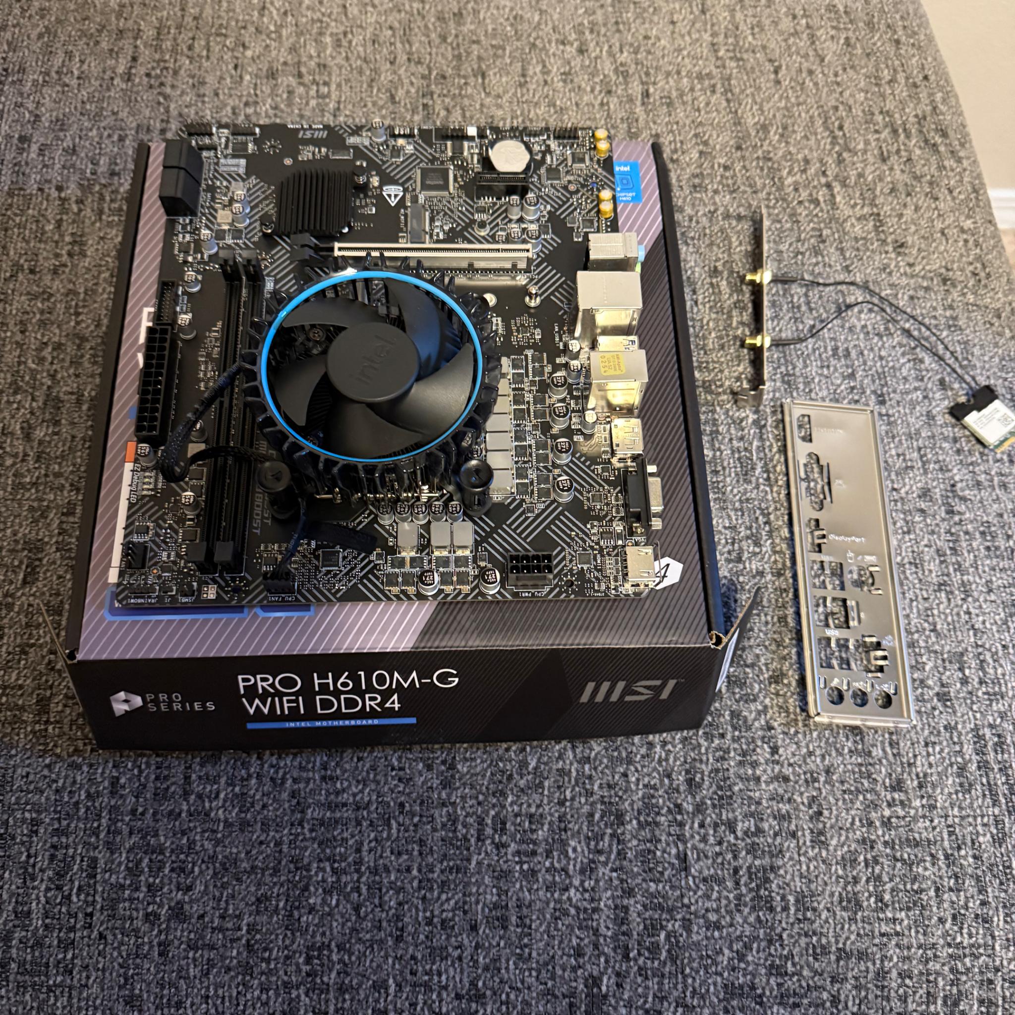 Starter Bundle! Intel Core i3 13100f and MSI Pro H610M-G WiFi