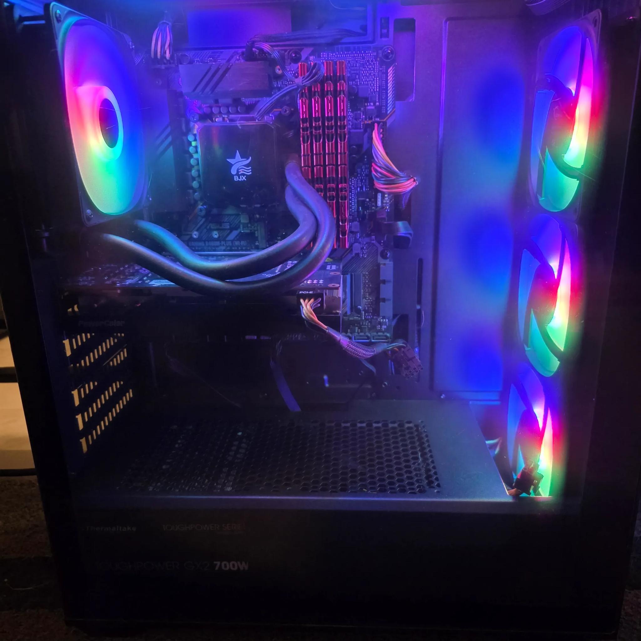 Gaming PC i7-10700K 32GB RAM 1TB SSD  RX 6600 8GB Win11 Computer