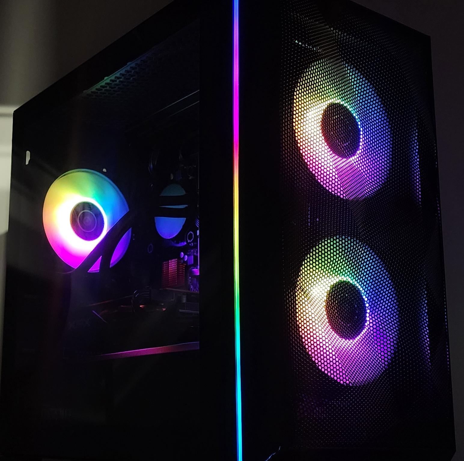 Gaming PC i5-7500 16GB RAM 240GB SSD + 1TB HDD RX 470 8GB Windows 11 Computer
