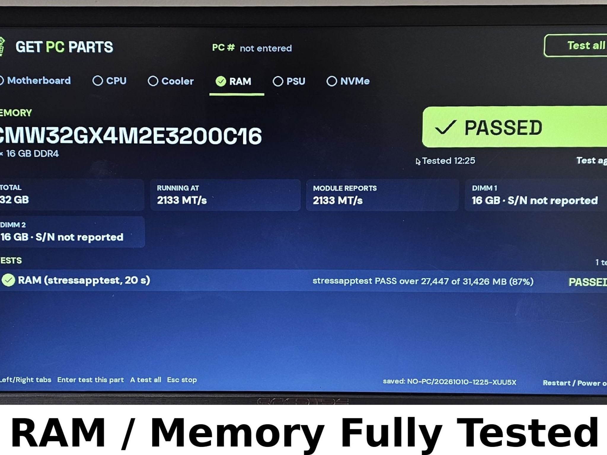 32GB DDR4 (2x16GB) CL16 3200MT/s Corsair Vengeance RGB PRO