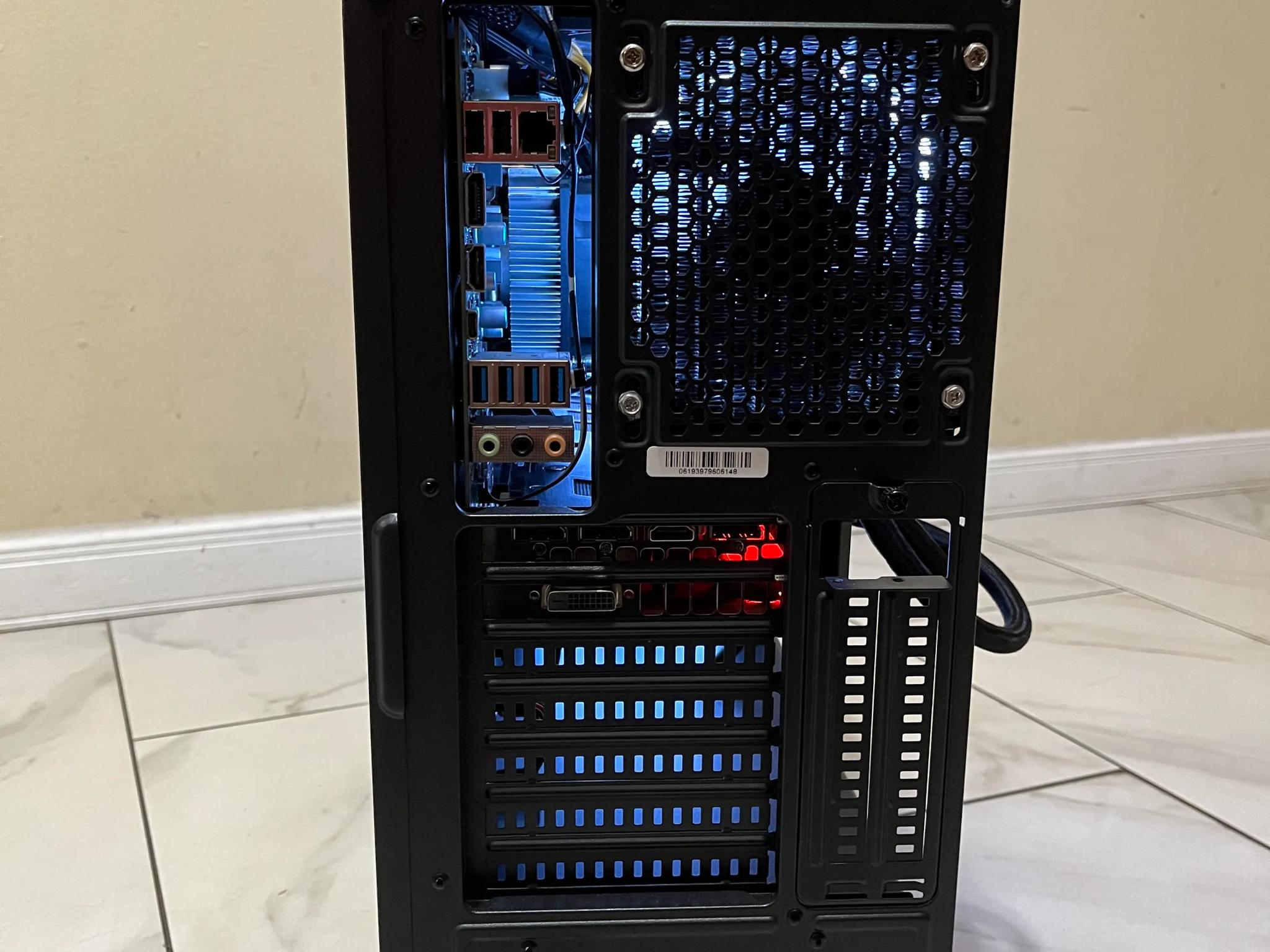 🟠🔥NVIDIA GTX 1080, Intel i7-8700, 16GB RAM, 1.6 TB Storage, High Performance Gaming PC w/ RGB Remote