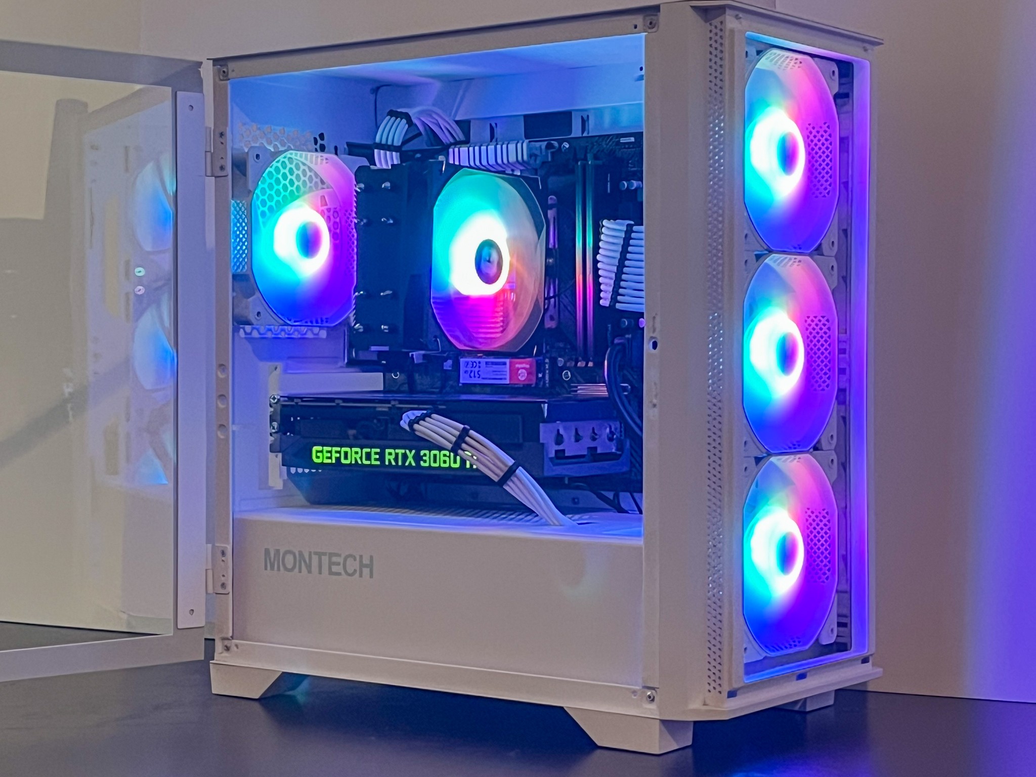 ⚫️⚪️Budget Gamer (ARGB) |Ryzen 5|32GB DDR4|3060 TI|512GB NVME SSD|Window 11 |Wifi and BT