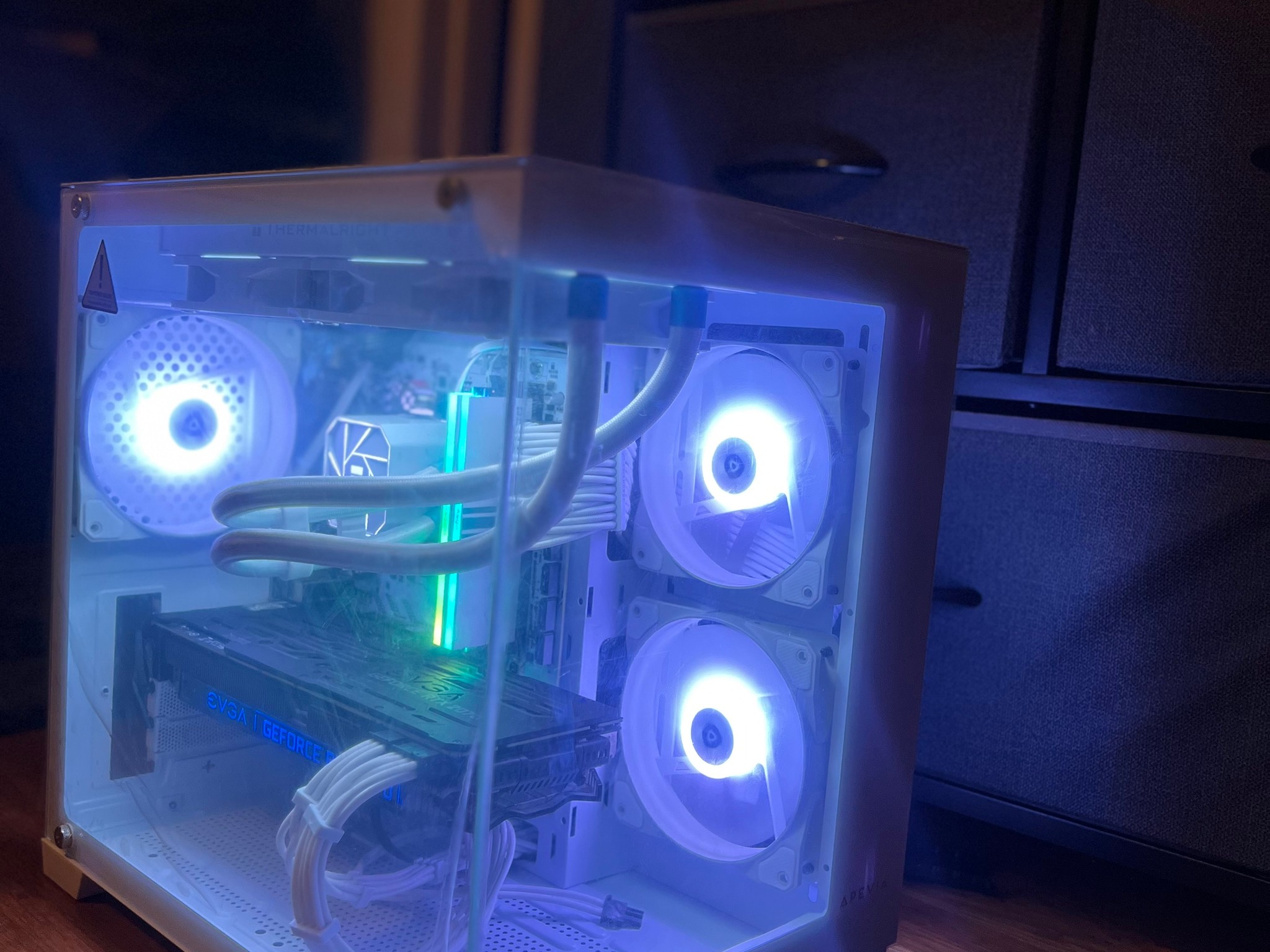 🧊ARCTIC ZERO🧊 Gaming PC Ryzen 7 5700X 16GB RAM | RTX 2070 (Beats 3060)|1TB NVMe SSD Win10 PRO
