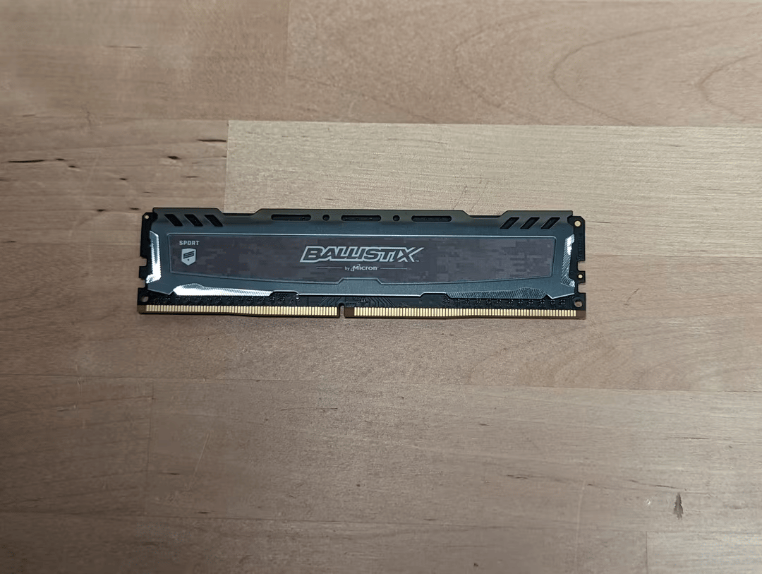 Crucial Ballistix 1 x 8GB DDR4 3200 MHz Memory