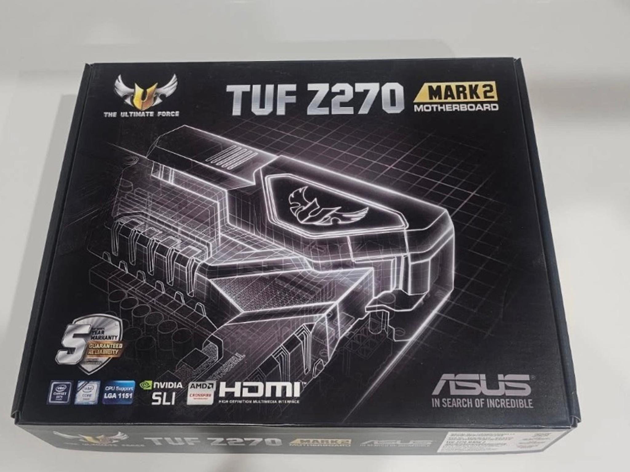 ASUS TUF Z270 Mark 2 LGA1151 DDR4 HDMI DVI M.2 USB 3.1 Z270 ATX Motherboard