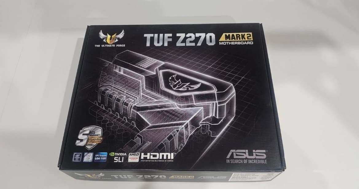 ASUS TUF Z270 Mark 2 LGA1151 DDR4 HDMI DVI M.2 USB 3.1 Z270 ATX Motherboard