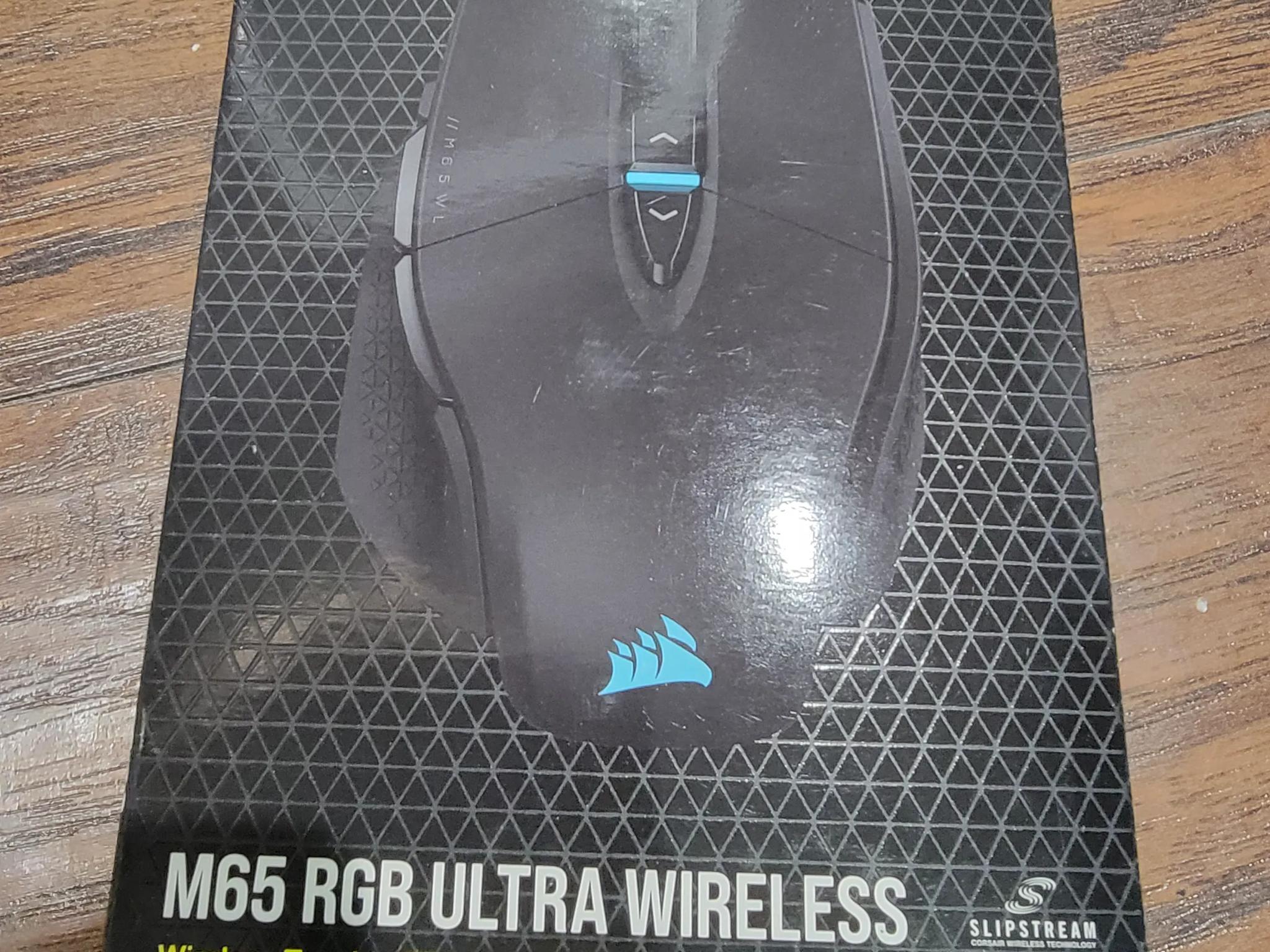Corsair M65 RGB Ultra Wireless, Tunable FPS Wireless Gaming Mouse, Black