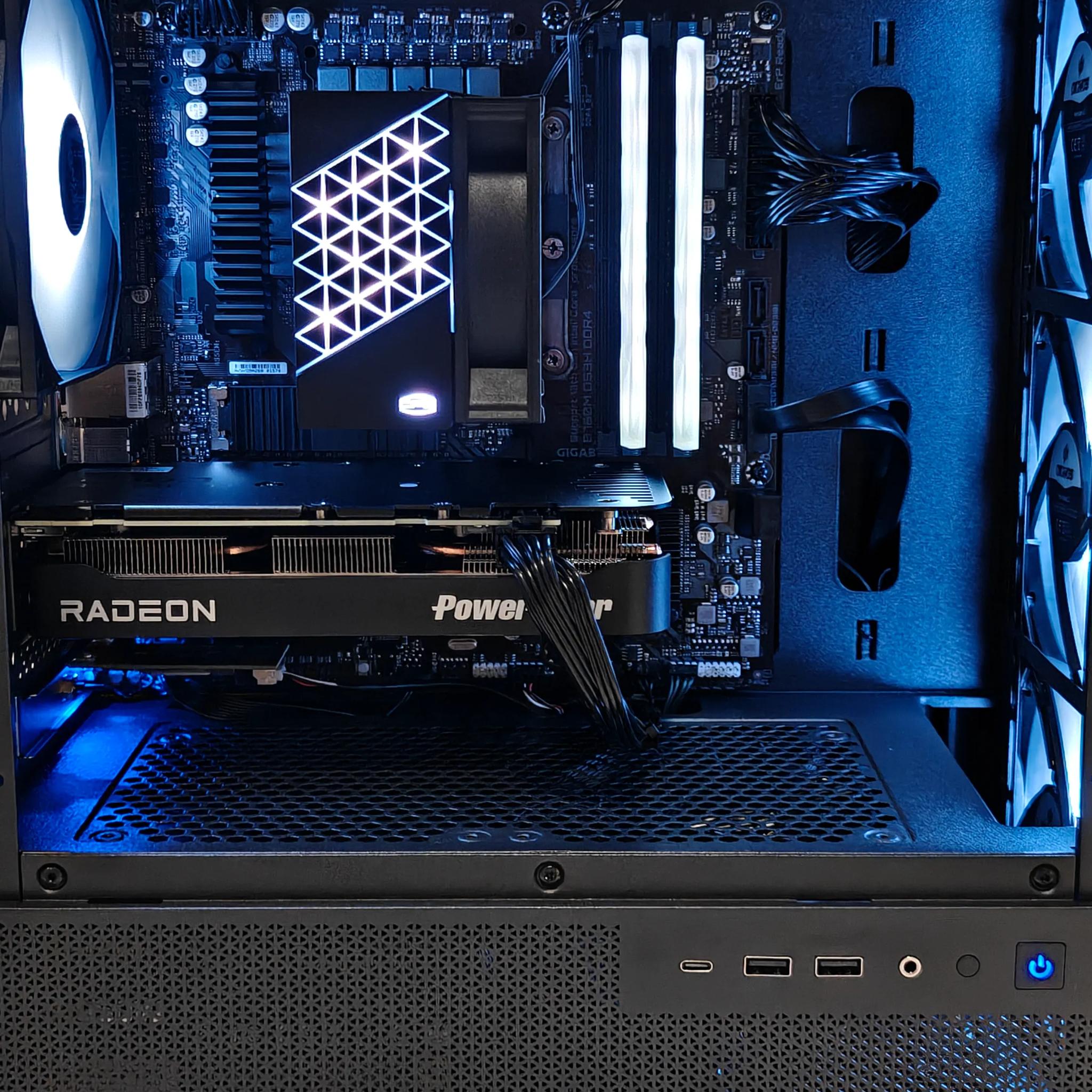 1440P - 1080P - AMD Radeon RX 9060XT 16GB - Intel Core i5 14600KF - 32 GB RAM - 1 TB SSD - Value PC