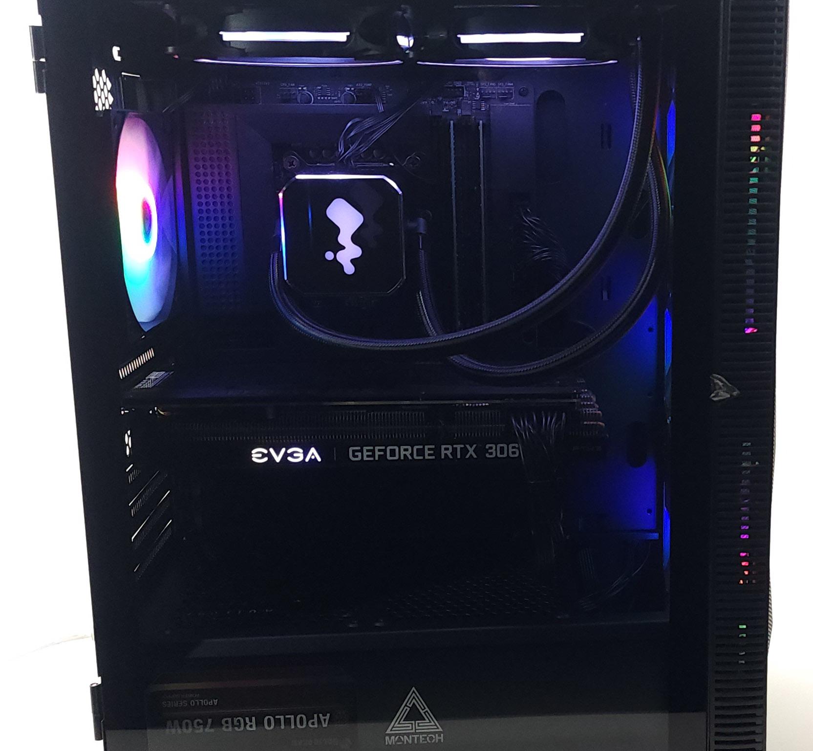 Gaming PC i7-10700K 16GB RAM 1TB SSD RTX 3060 Ti 8GB Windows 11 Computer