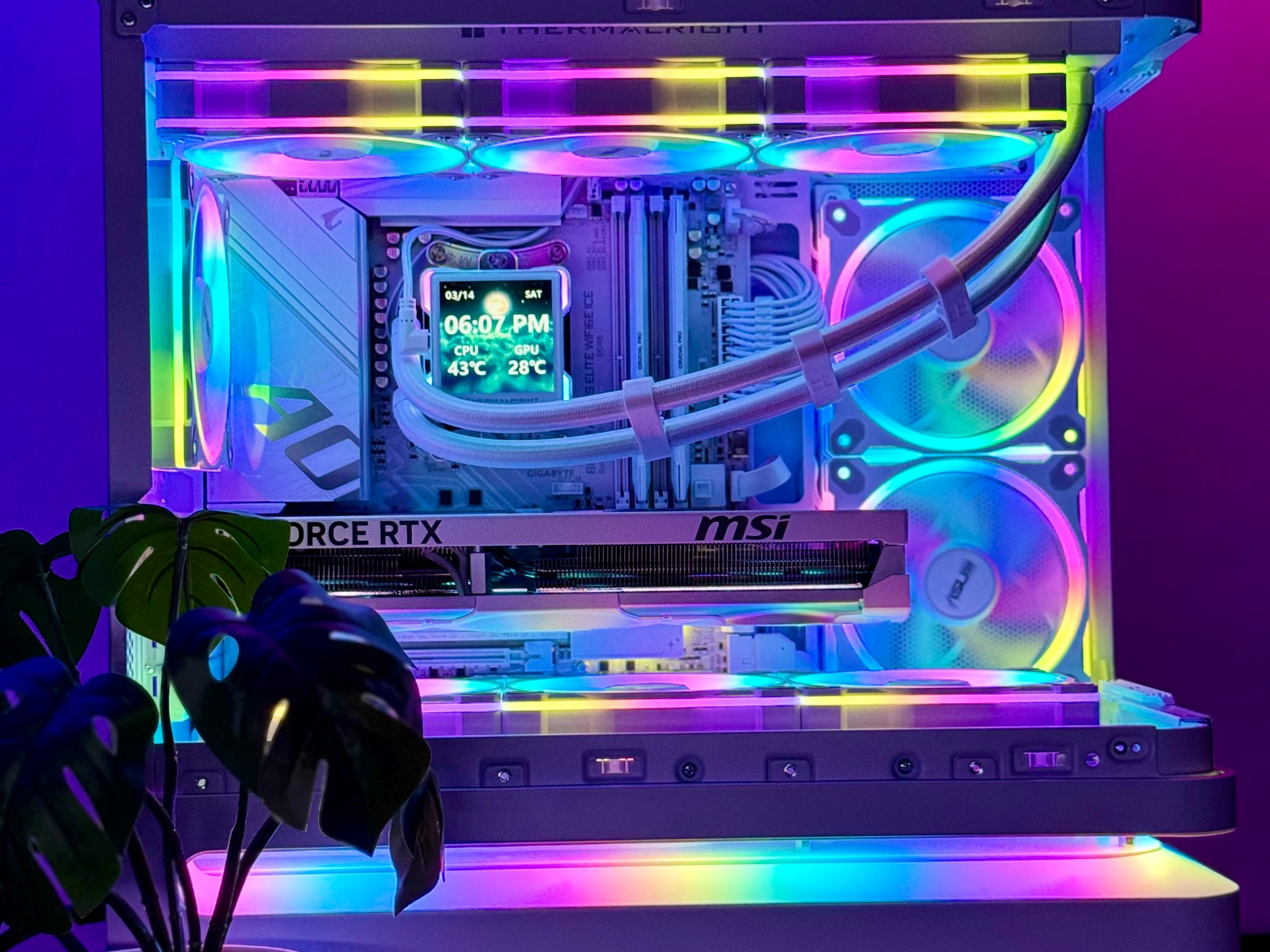 Shook PC Stay Frosty 💎 Ryzen 9850X3D | 5070 Ti OC 16GB | 32GB DDR5 6400MHz CL32 | 2TB SSD NVMe m.2