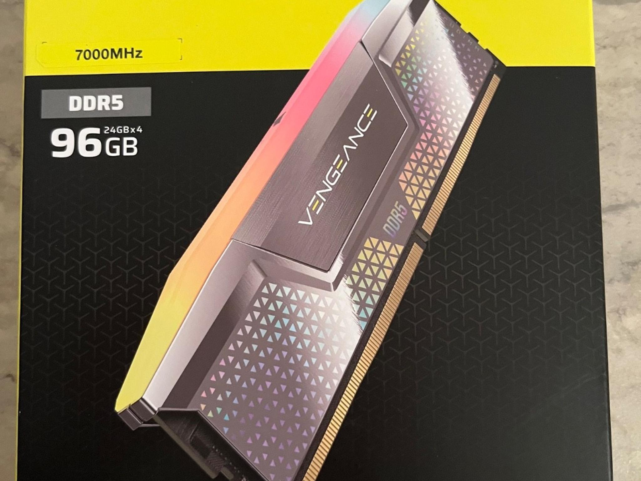 Corsair Vengeance 96GB (4x24GB) DDR5 CUDIMM 7000MT/s CL36 RAM *RGB* *NEW*