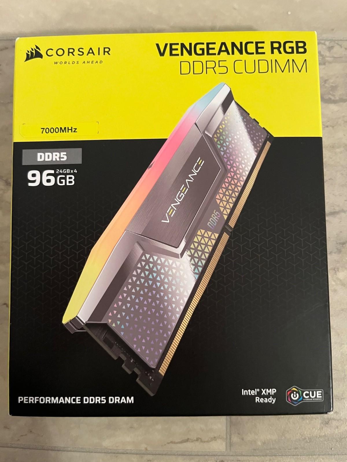 Corsair Vengeance 48GB (2x24GB) DDR5 CUDIMM 7000MT/s CL36 RAM *RGB* *NEW*