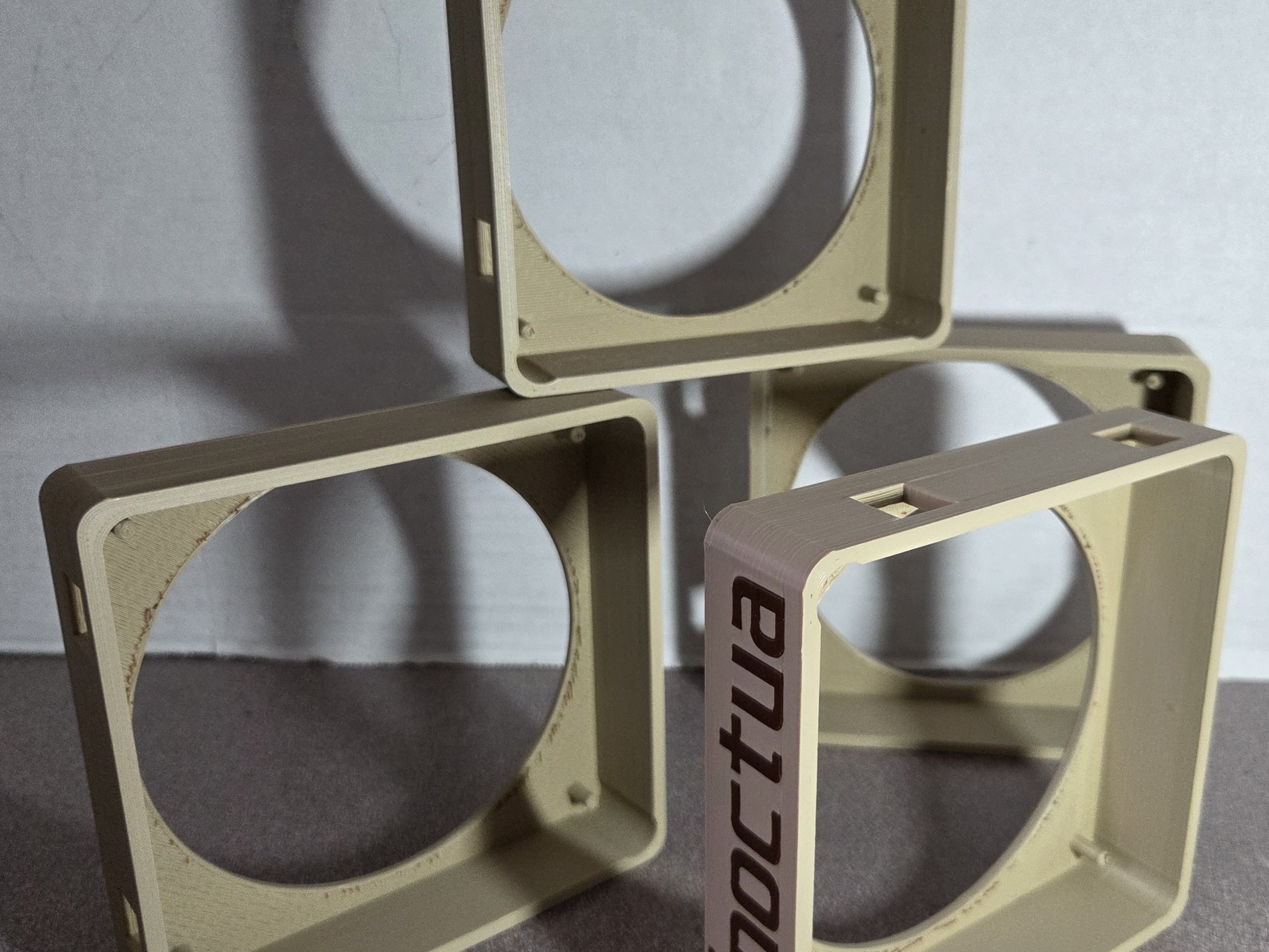 Custom Noctua NF-A12X25 Modular Fan Shrouds Only (No Fans) (4-Pack)