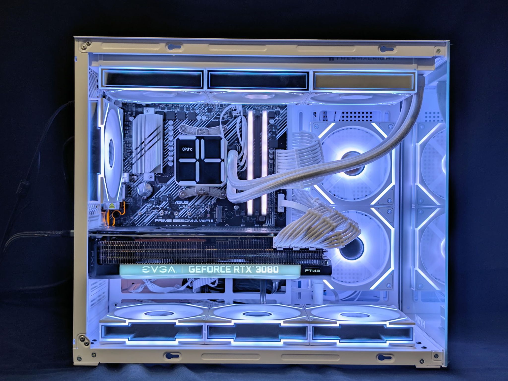 White Gaming PC | RTX 3080, R7 5800X, 32GB RAM, 1TB SSD