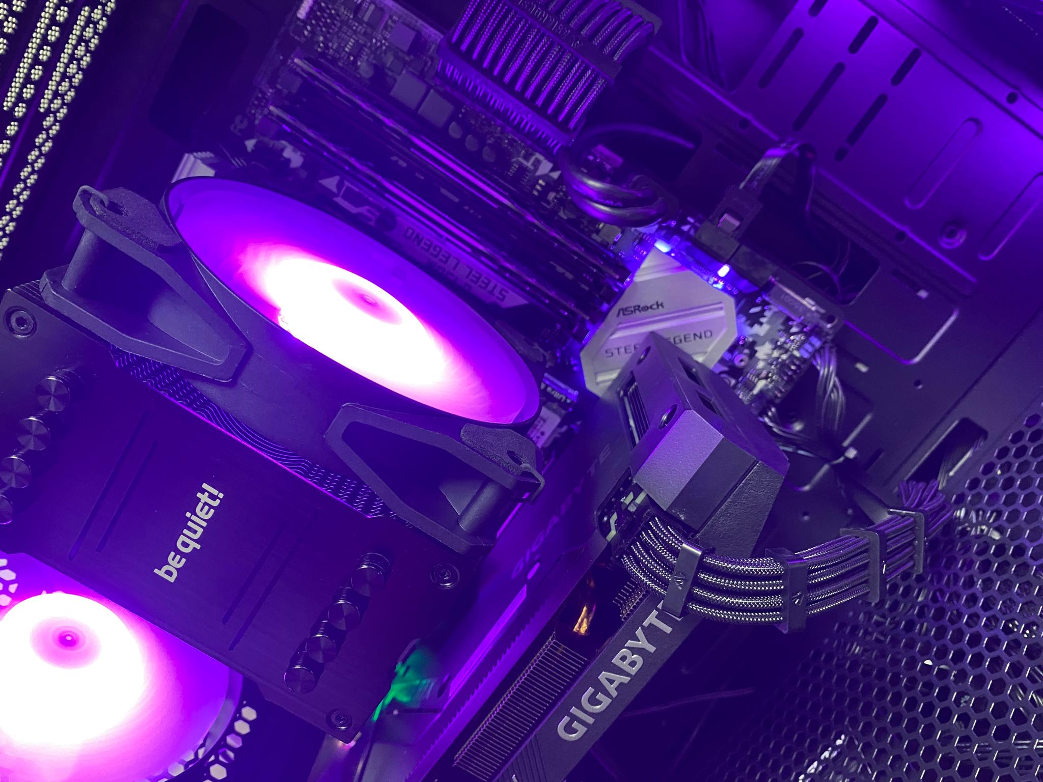 🖤Ryzen 5/32GB/1TB/RX3060 12Gb 🖤Night Shadow🖤 All New Parts