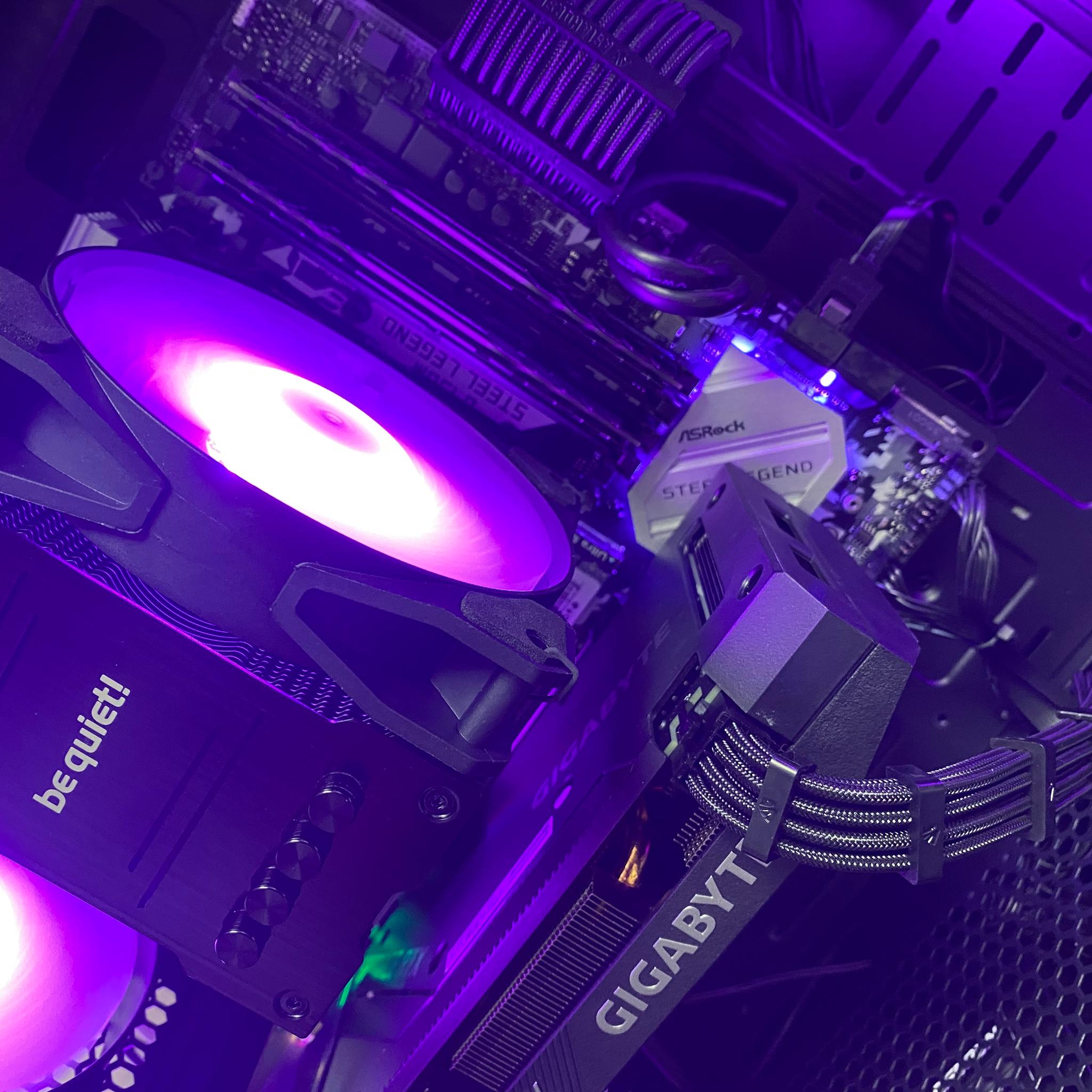 🖤Ryzen 5/32GB/1TB/RX3060 12Gb 🖤Night Shadow🖤 All New Parts