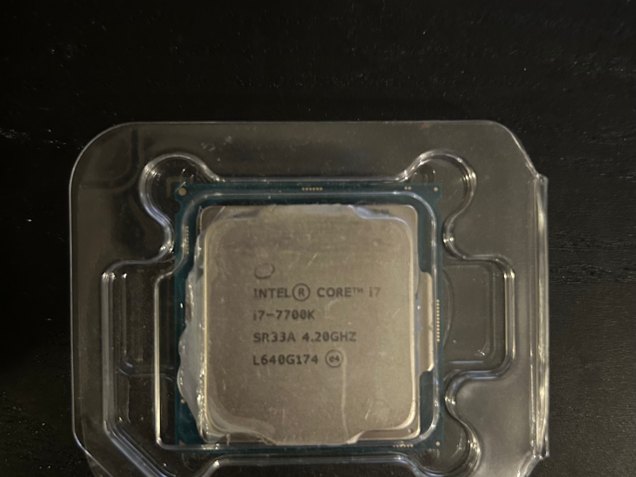 Intel i7 7700k CPU