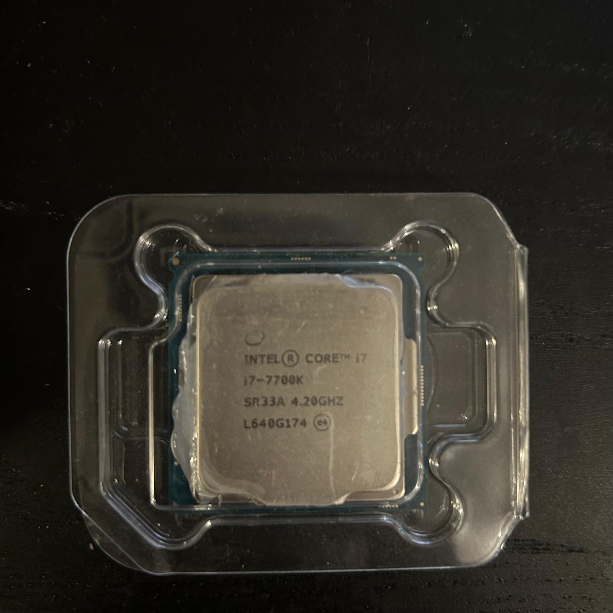 Intel i7 7700k CPU