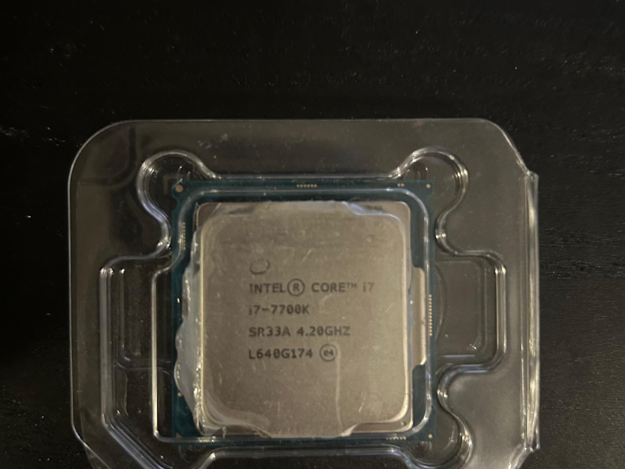 Intel i7 7700k CPU