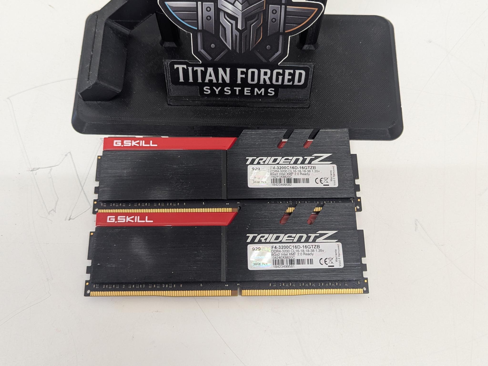 🧊 G.Skill Trident Z 16GB 3200MHz | 2x8GB DDR4 Kit