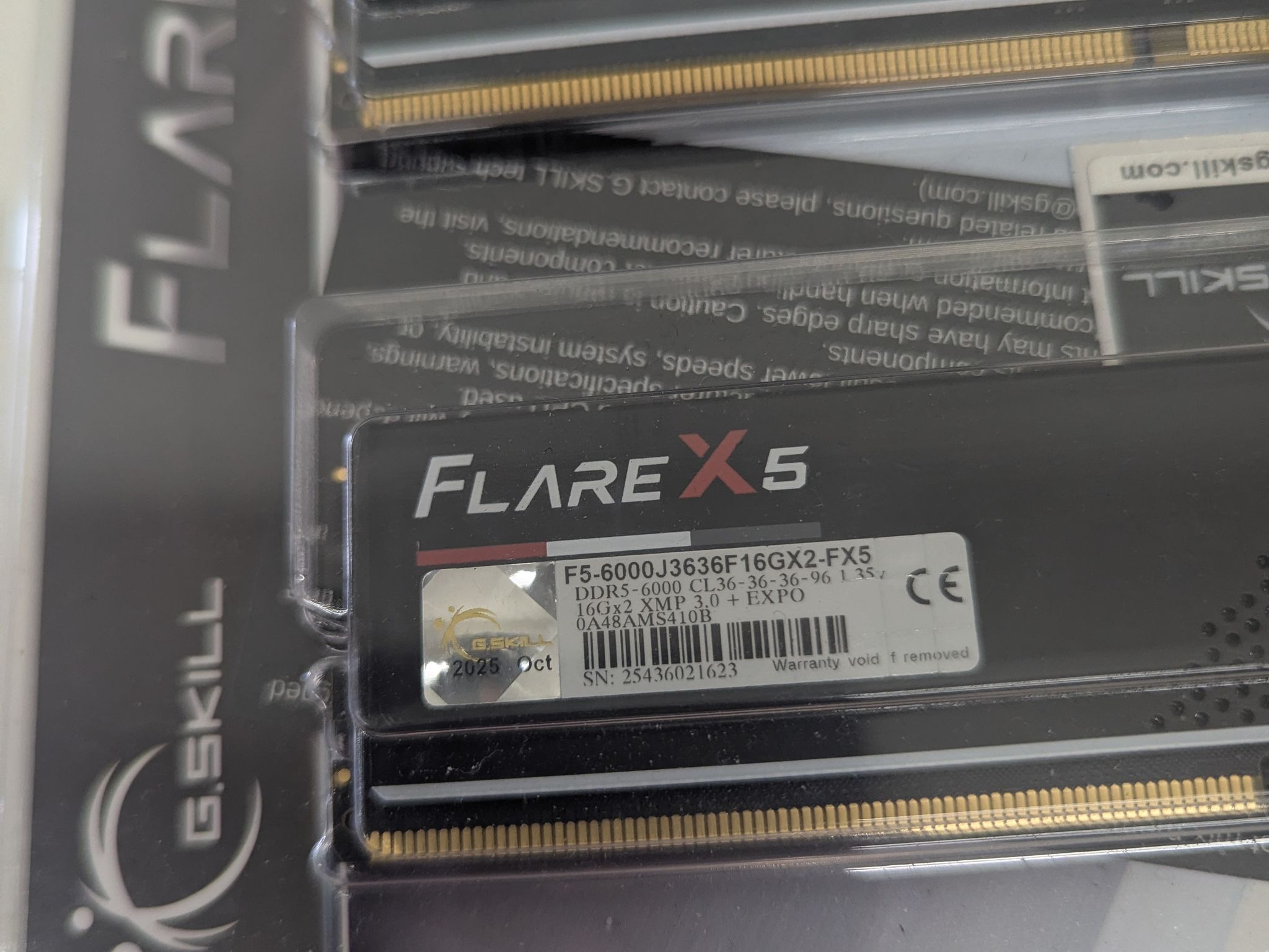 🔥 32GB DDR5 6000MHz | G.Skill Flare X5 Kit