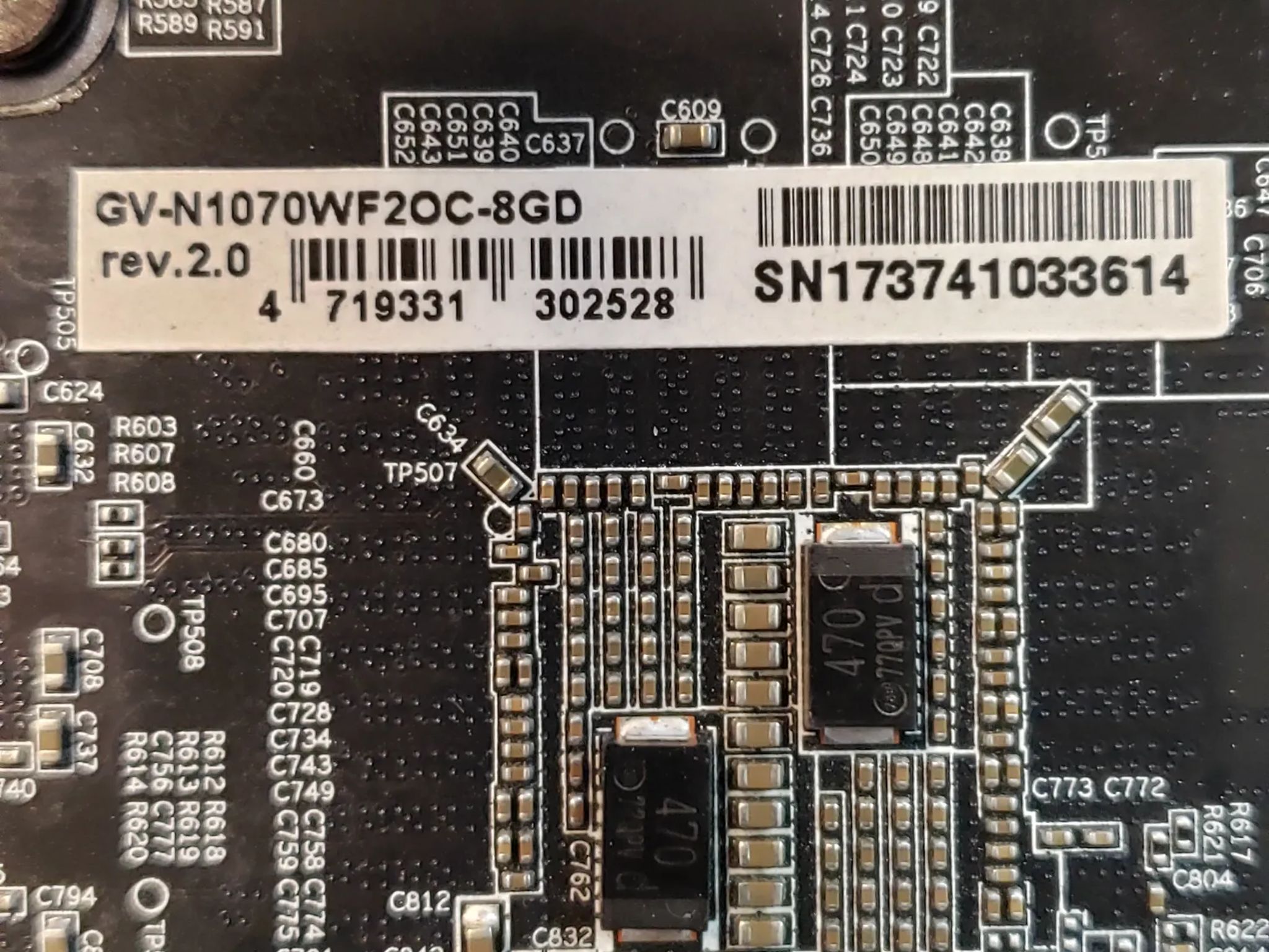 Gigabyte GTX 1070 Windforce OC graphics card