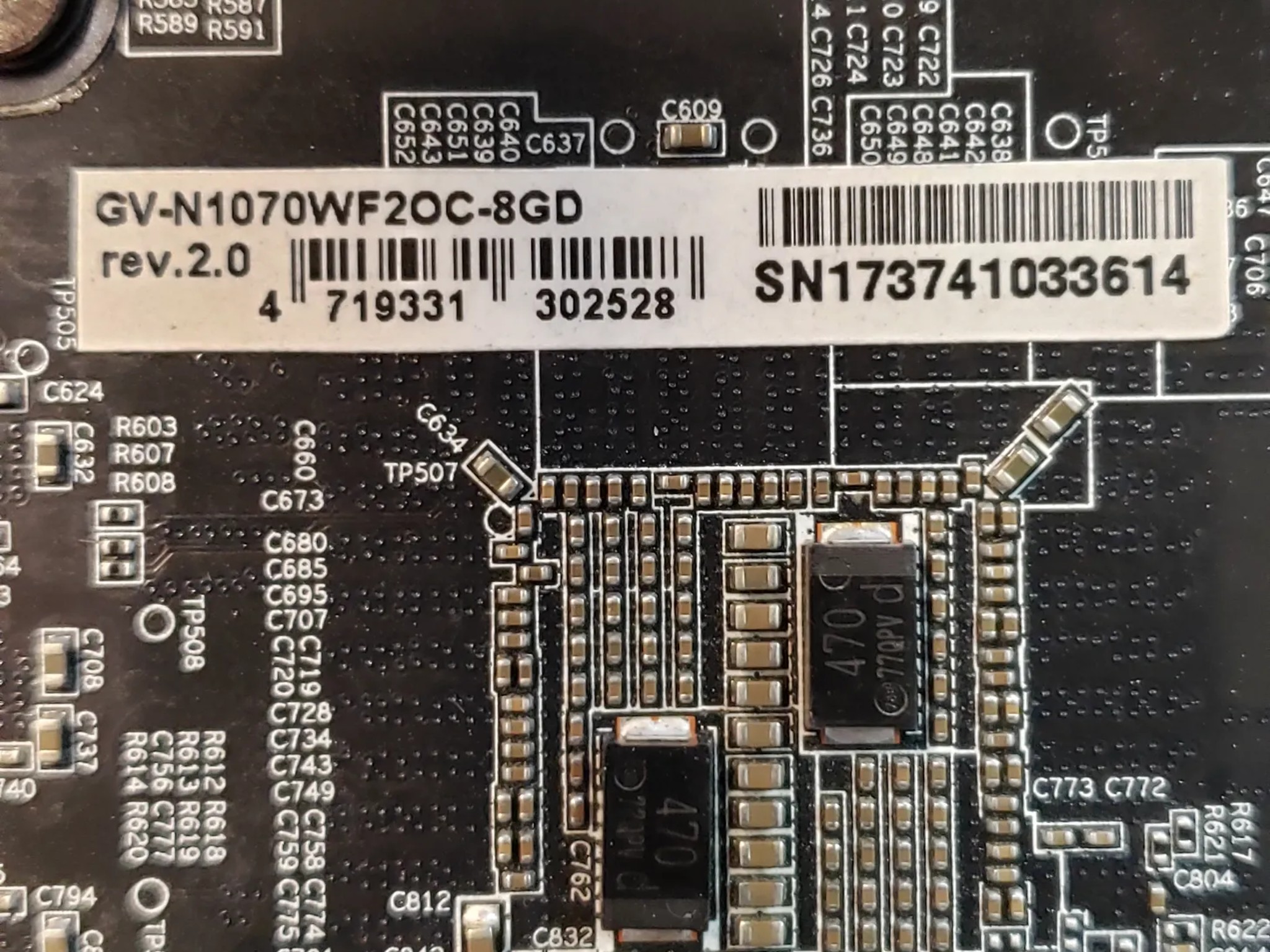 Gigabyte GTX 1070 Windforce OC graphics card