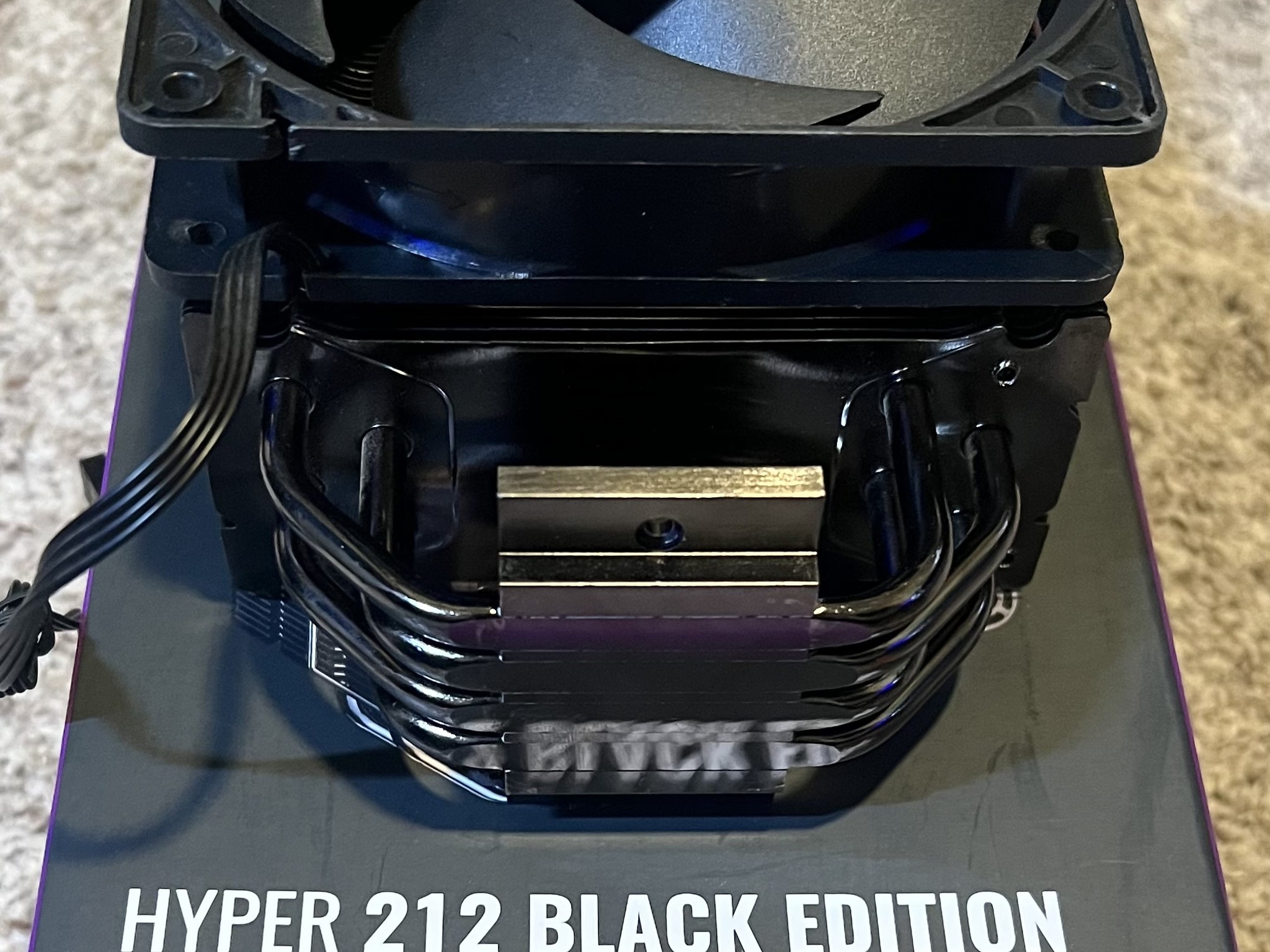 Cooler Master Hyper 212 Black CPU Air Cooler-PWM Fan-AMD Ryzen AM5/AM4-Intel LGA 1851/1700/1200