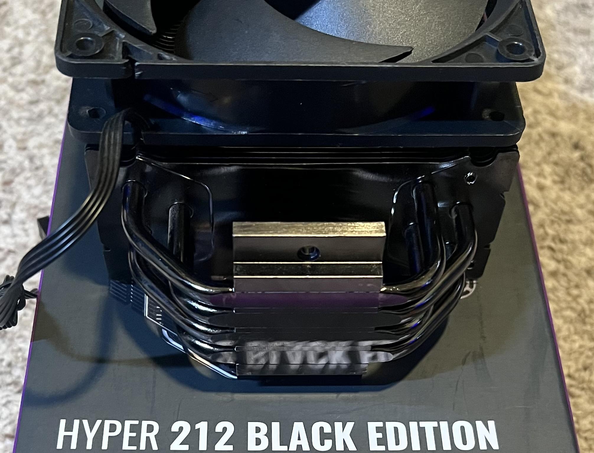 Cooler Master Hyper 212 Black CPU Air Cooler-PWM Fan-AMD Ryzen AM5/AM4-Intel LGA 1851/1700/1200