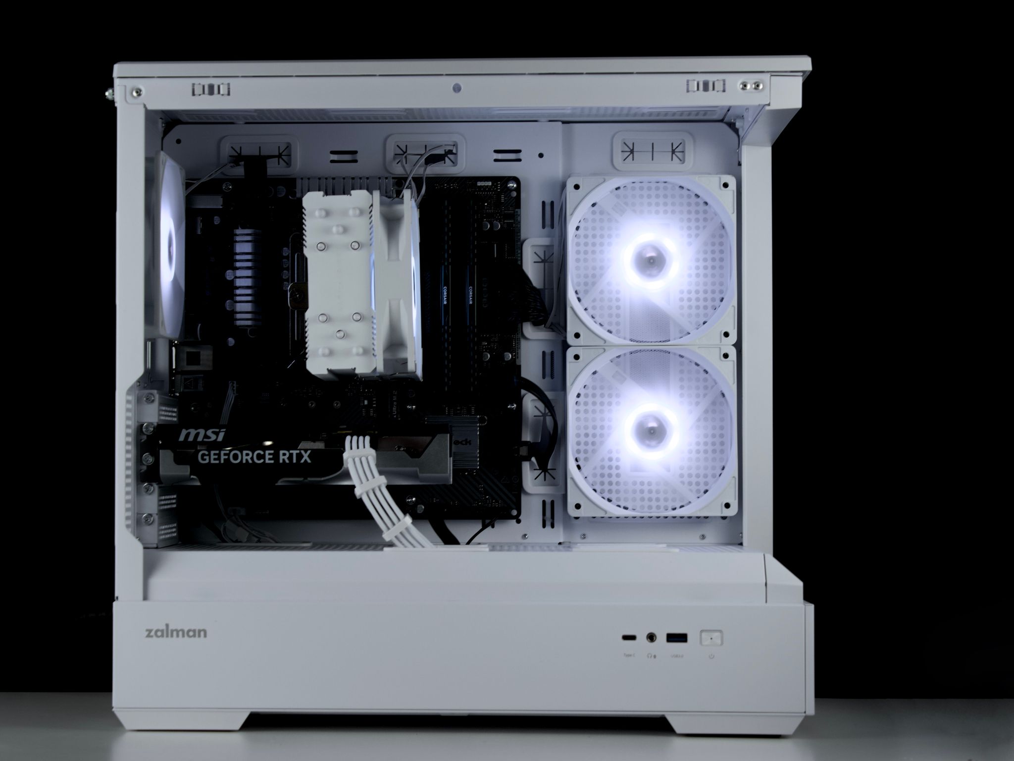 🧊❄️🧊 White Gaming PC – RTX 5060, Ryzen 5 5500, 16GB RAM, 1TB SSD - WiFi, BlueTooth 🧊❄️🧊